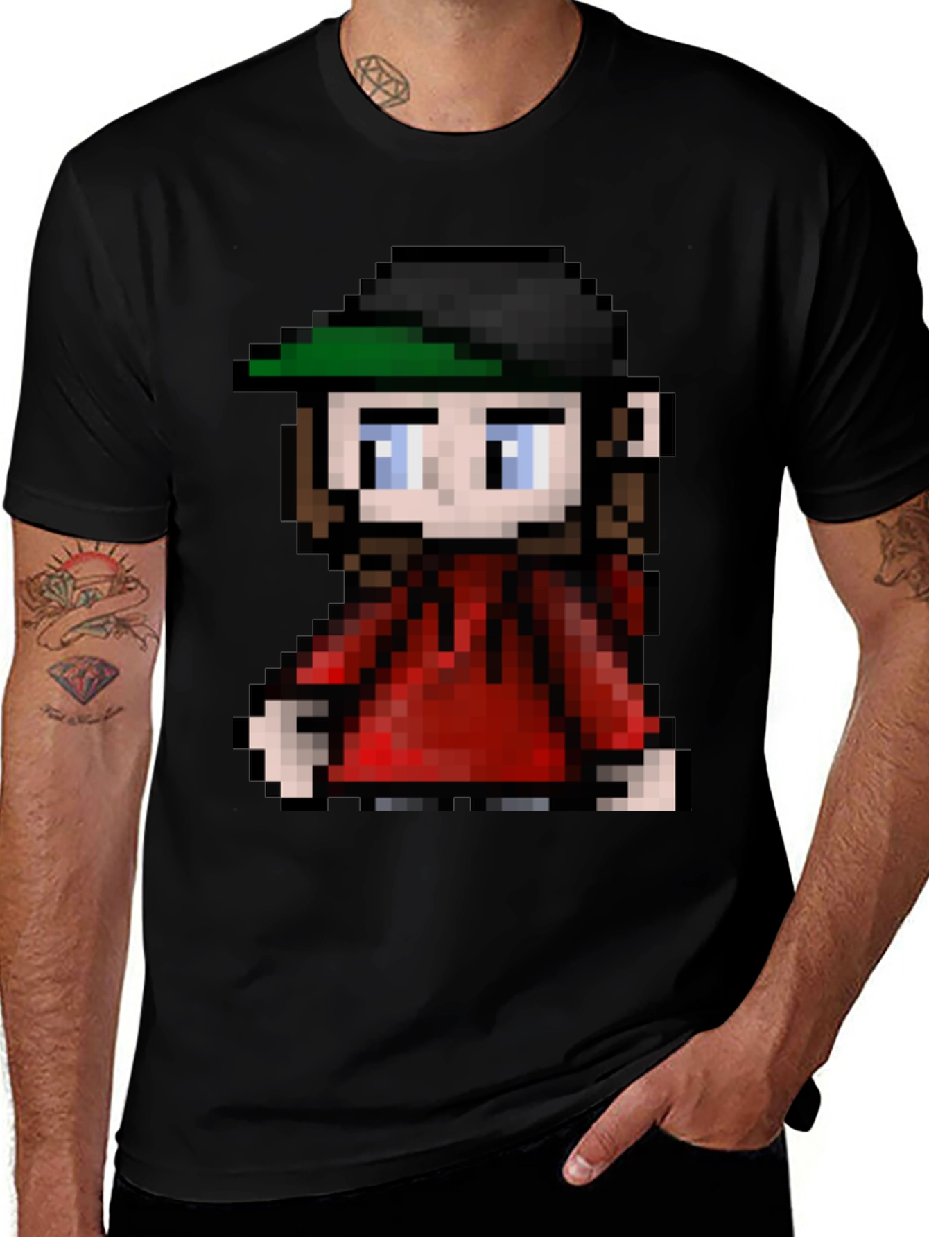Variant 26 of Pixel Art Character Tee - Retro Gaming Fashion