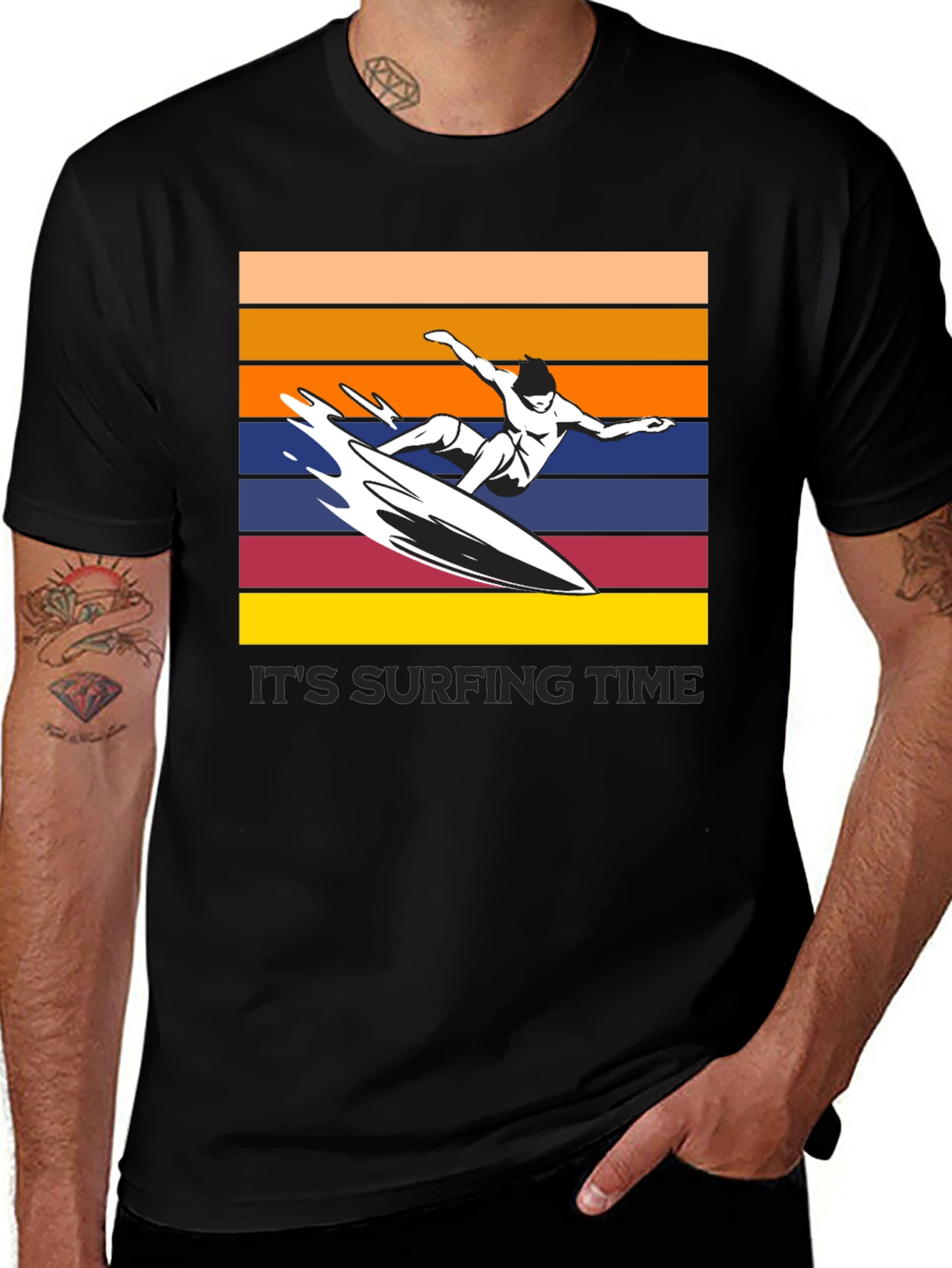 Variant 13 of It's Surfing Time Graphic Tee