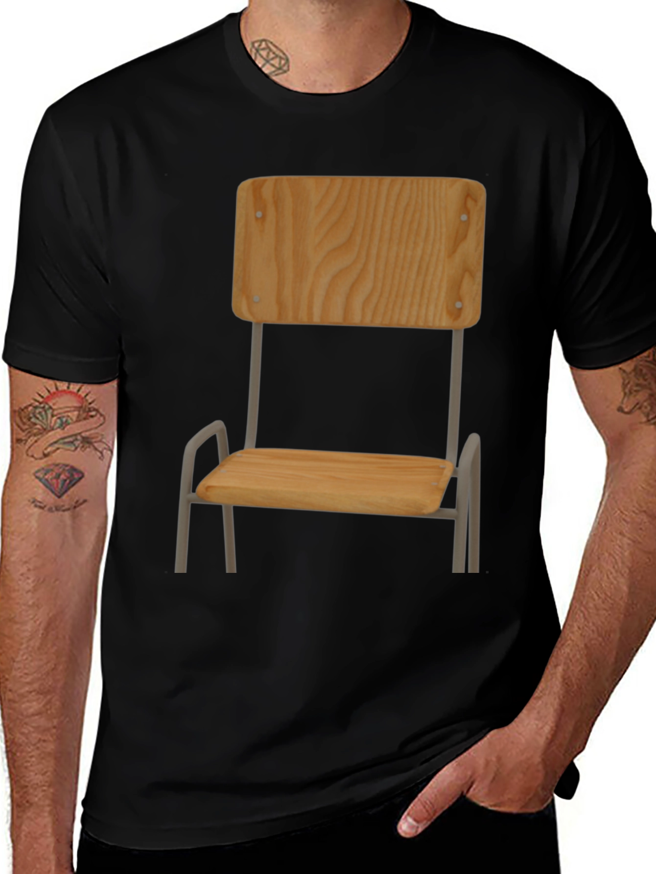 Variant 27 of Chair Graphic Tee - Unique Design for Comfort & Style