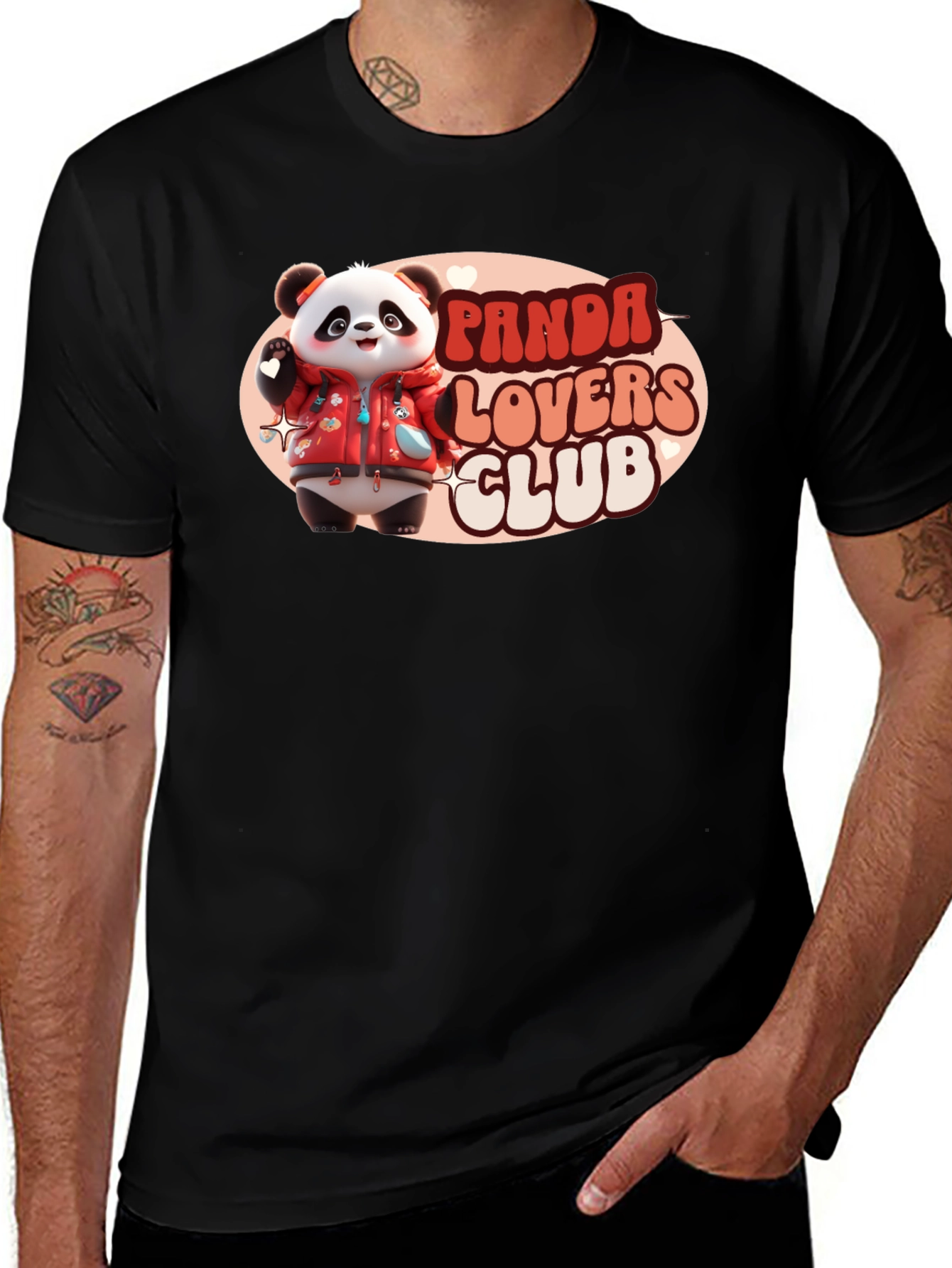 Variant 3 of Panda Lovers Club T-Shirt