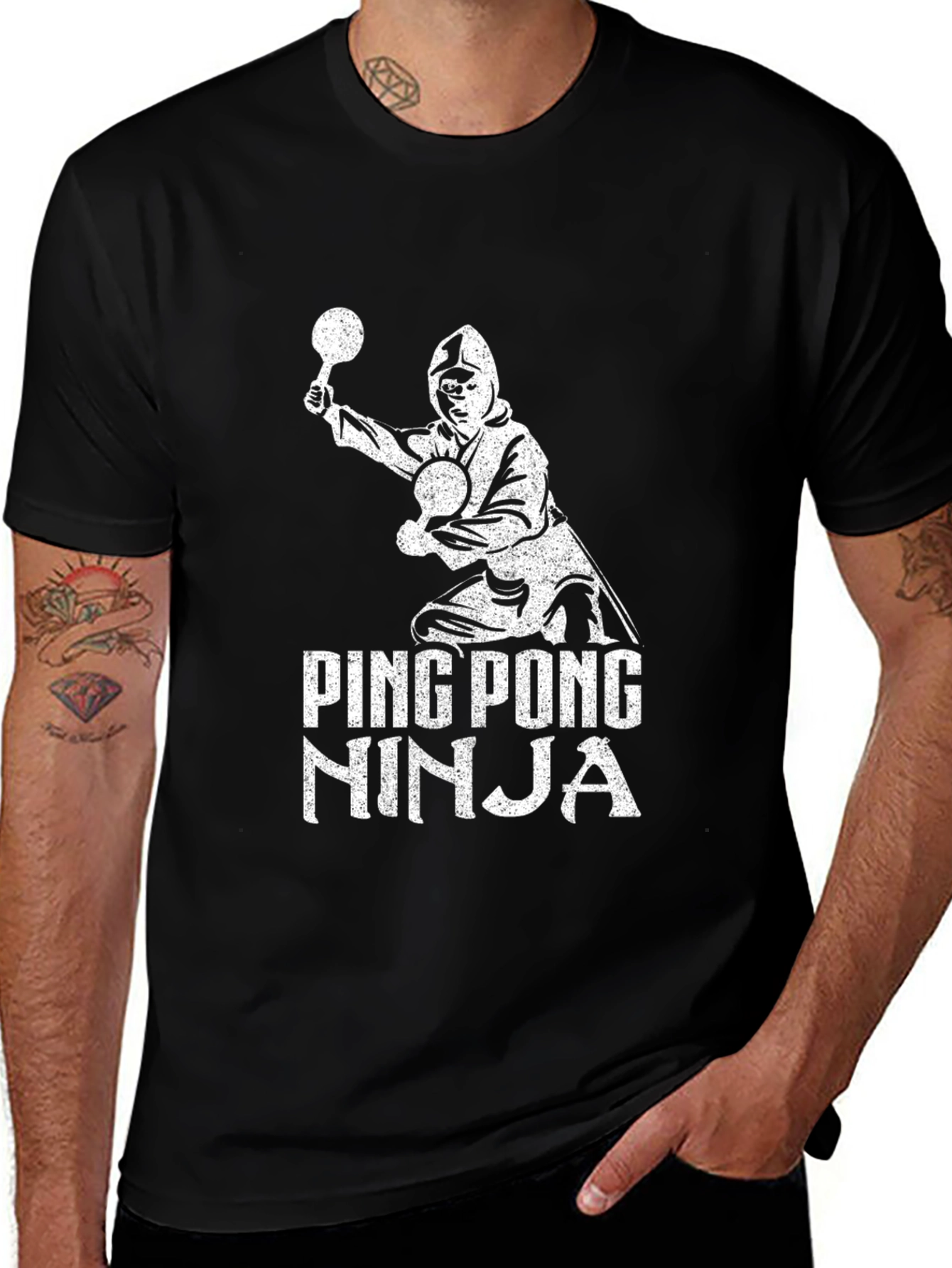 Variant 29 of Ping Pong Ninja Graphic T-Shirt