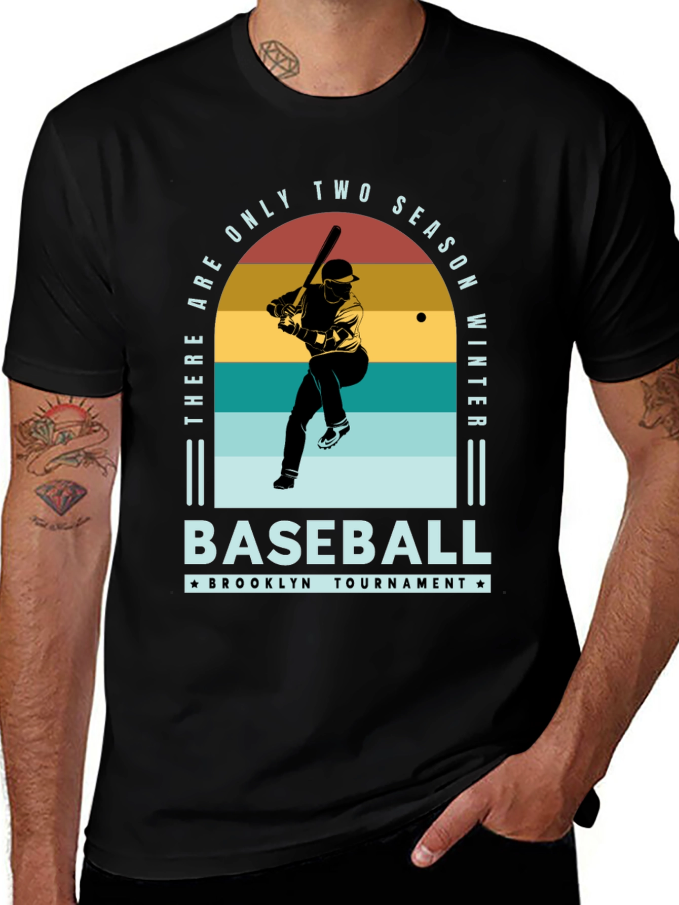Variant 11 of Vintage Baseball T-Shirt - Brooklyn Tournament