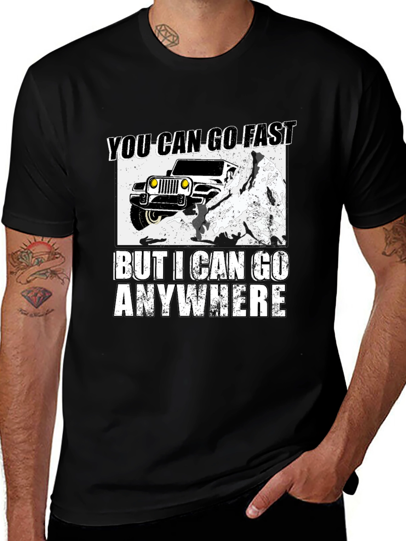 Variant 14 of Off-Road Adventure T-Shirt: You Can Go Anywhere