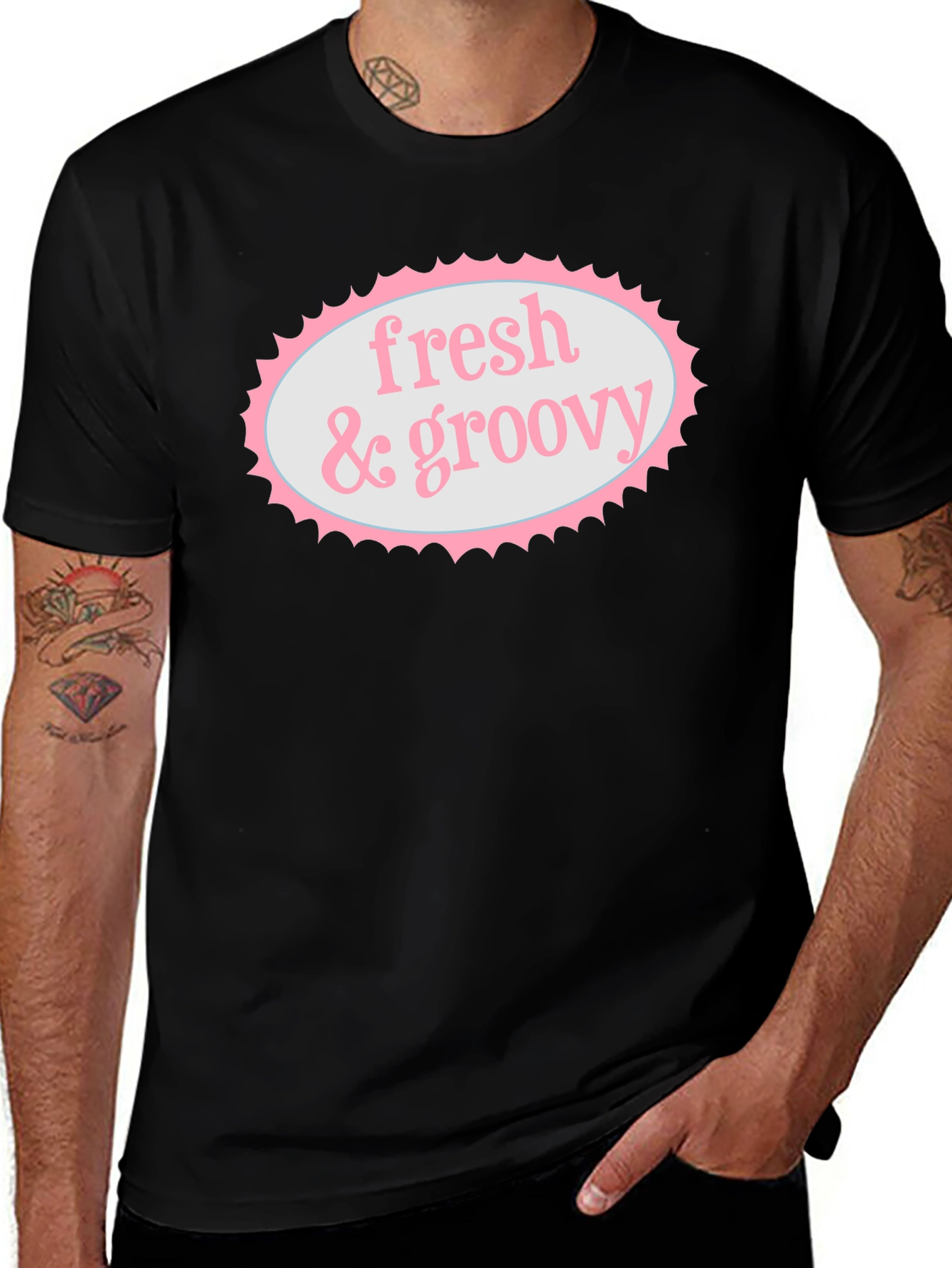 Variant 11 of Fresh & Groovy Graphic Tee - Retro Style