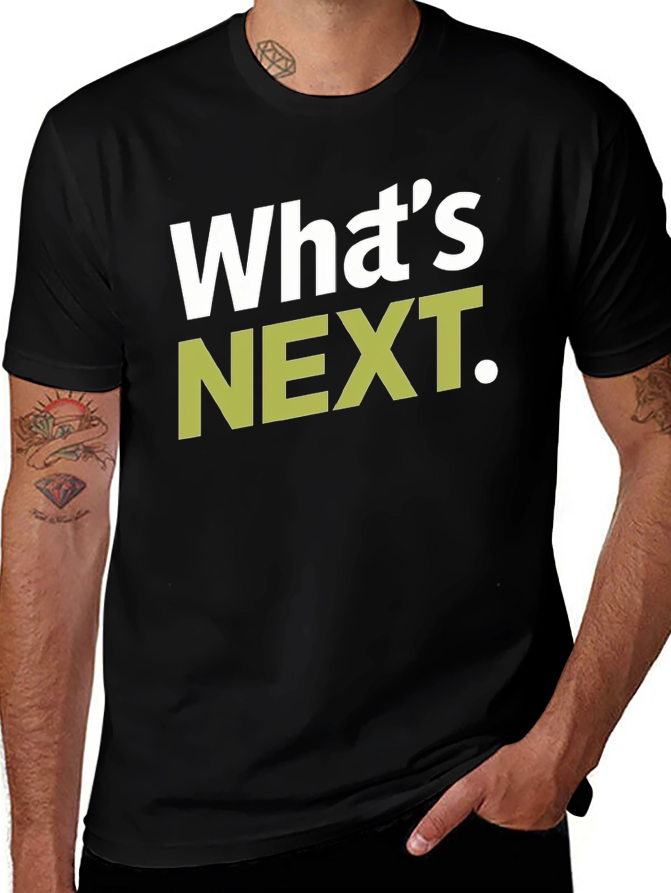 Variant 10 of What's Next T-Shirt - Stylish Graphic Tee