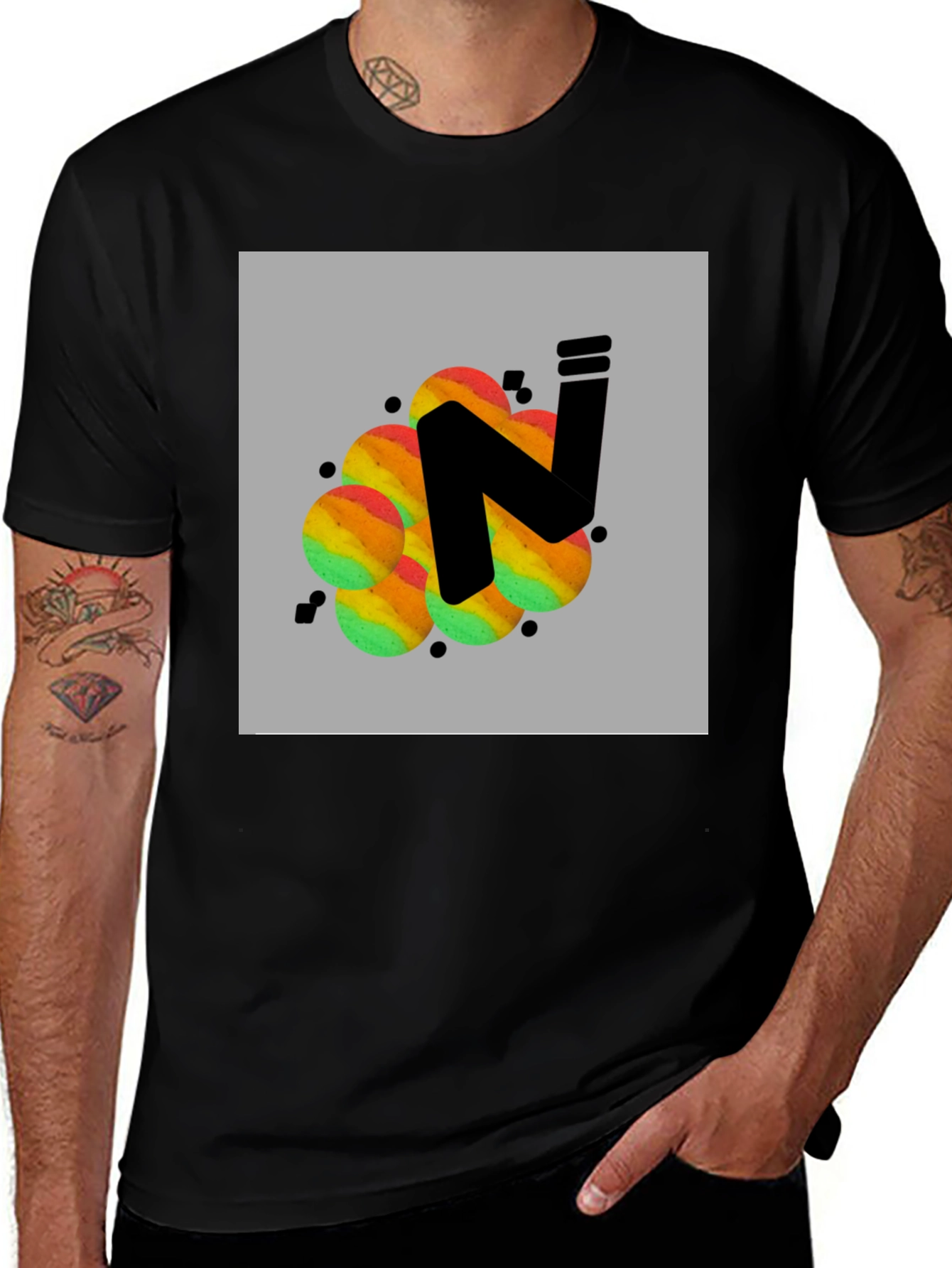 Variant 12 of Unique Graphic Tee - N Design