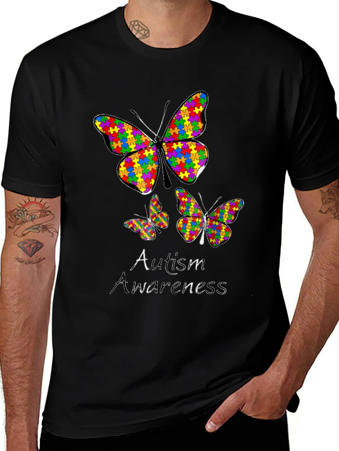 Autism Awareness Butterfly T-Shirt