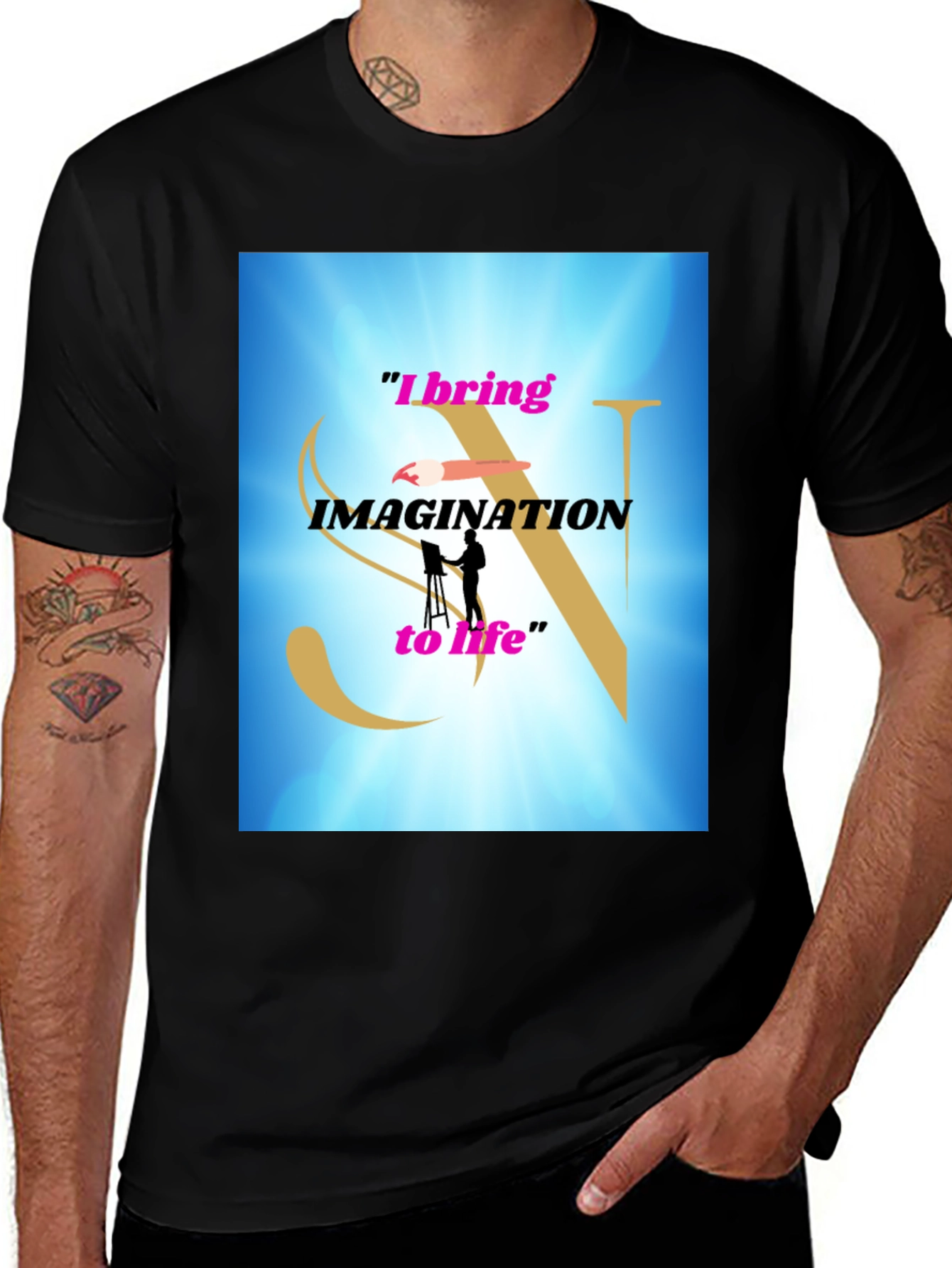 Variant 26 of Imagination to Life Graphic Tee
