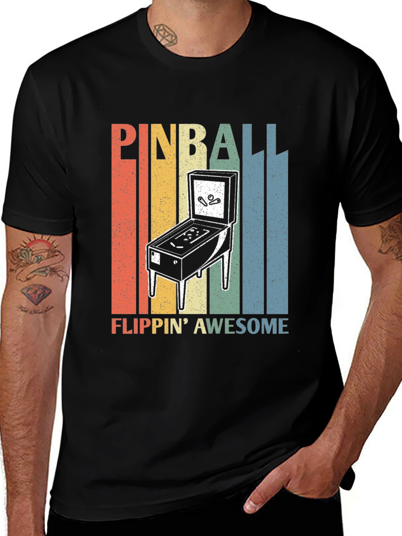 Variant 17 of Pinball Flippin' Awesome Graphic Tee