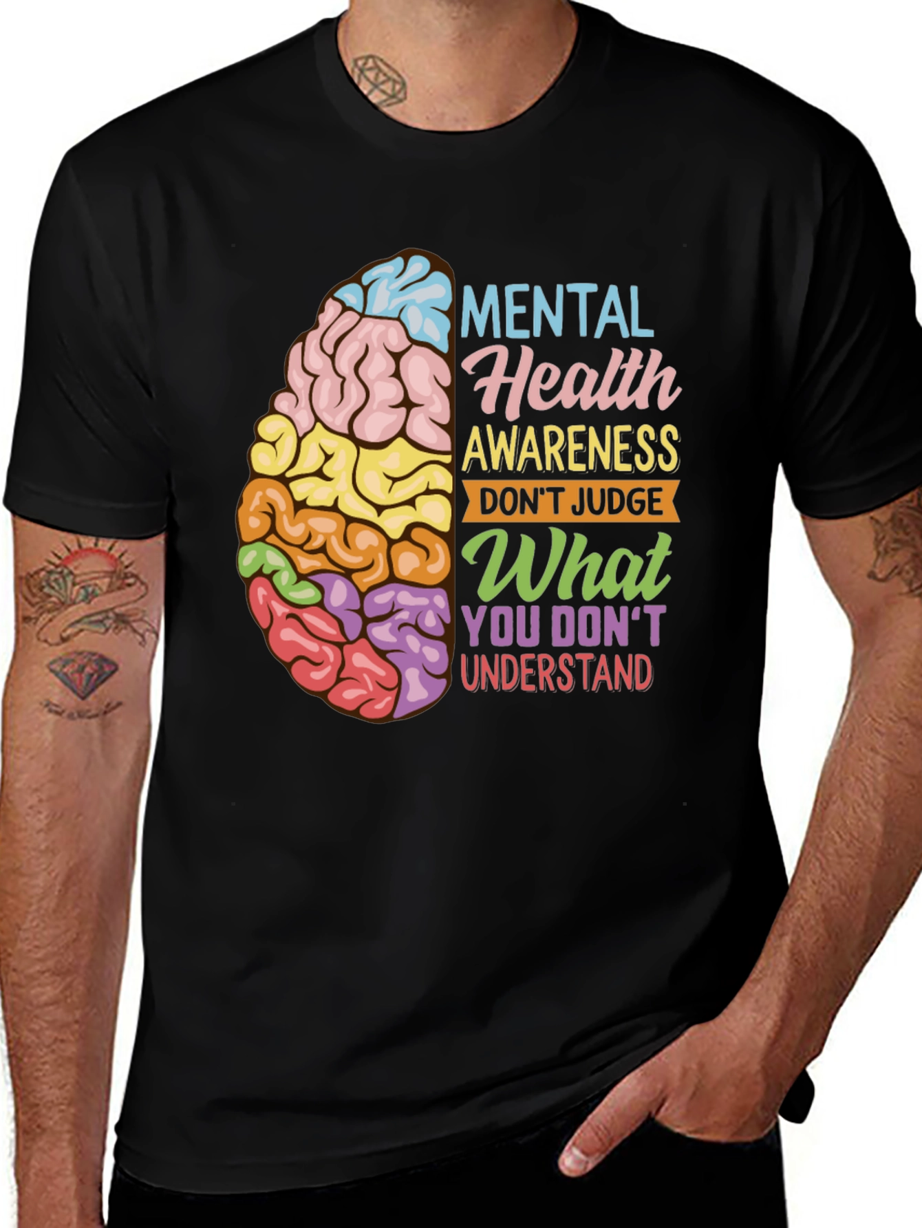 Mental Health Awareness Graphic T-Shirt