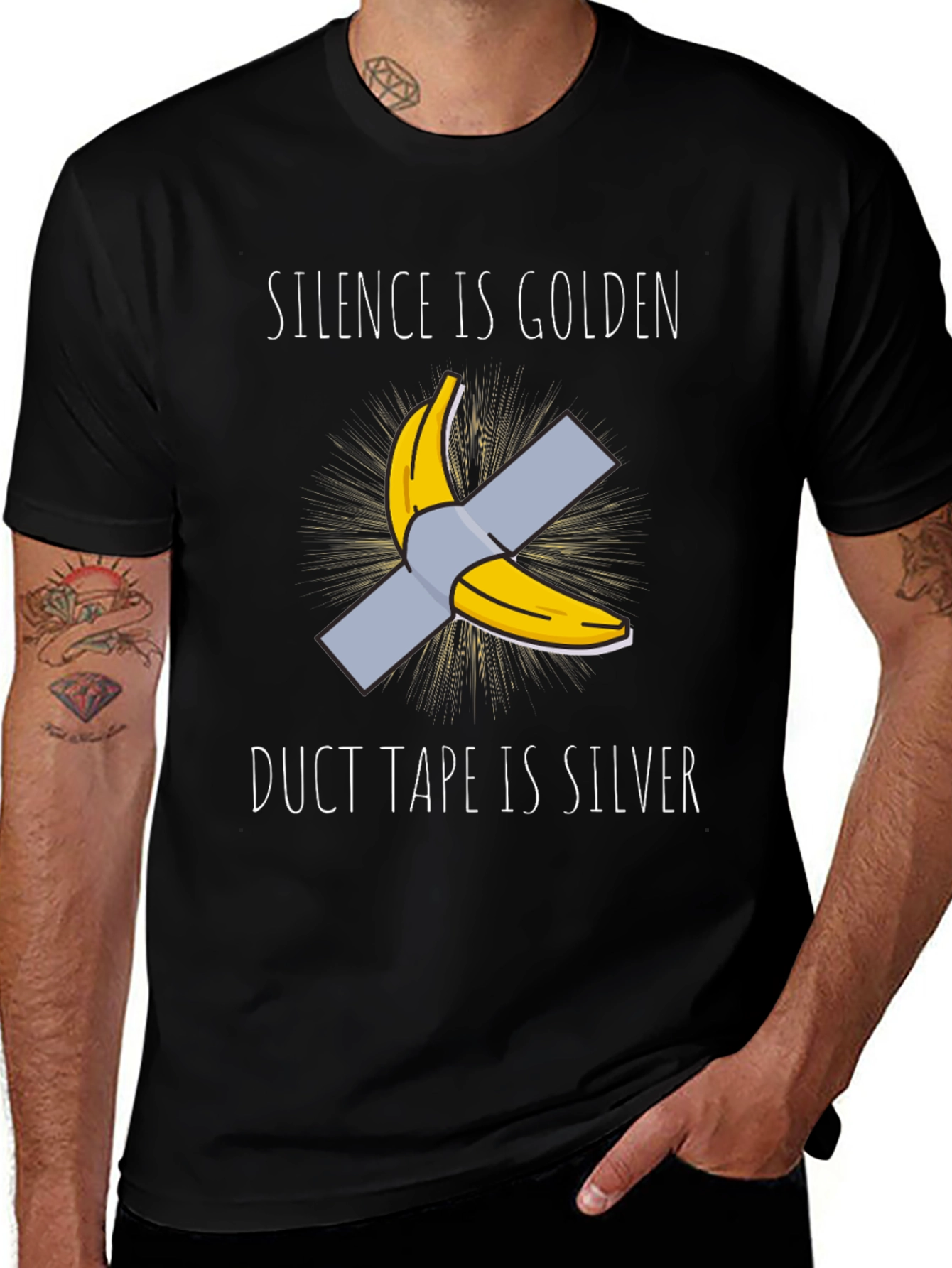 Variant 19 of Silence is Golden T-Shirt