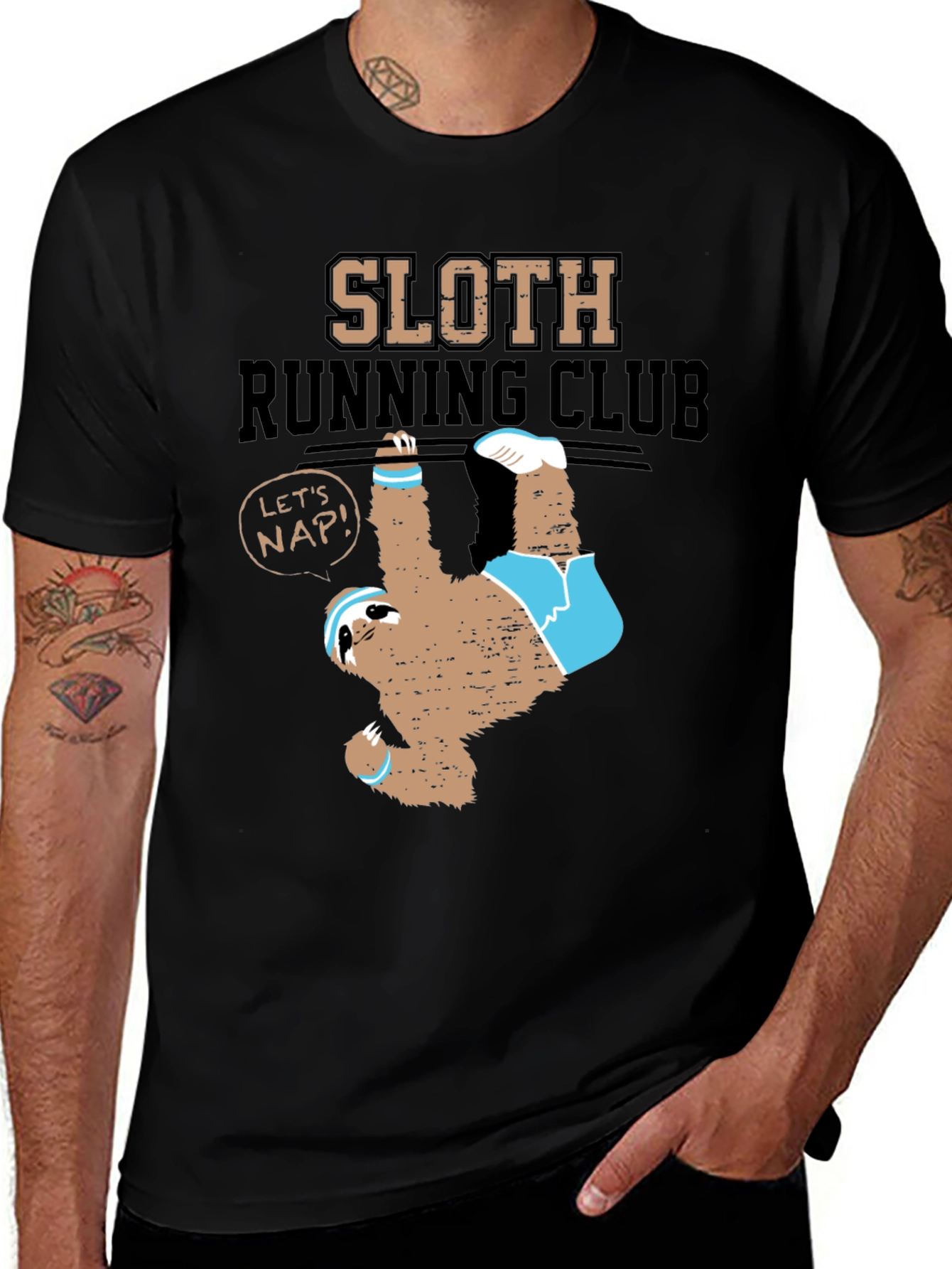 Variant 4 of Sloth Running Club T-Shirt