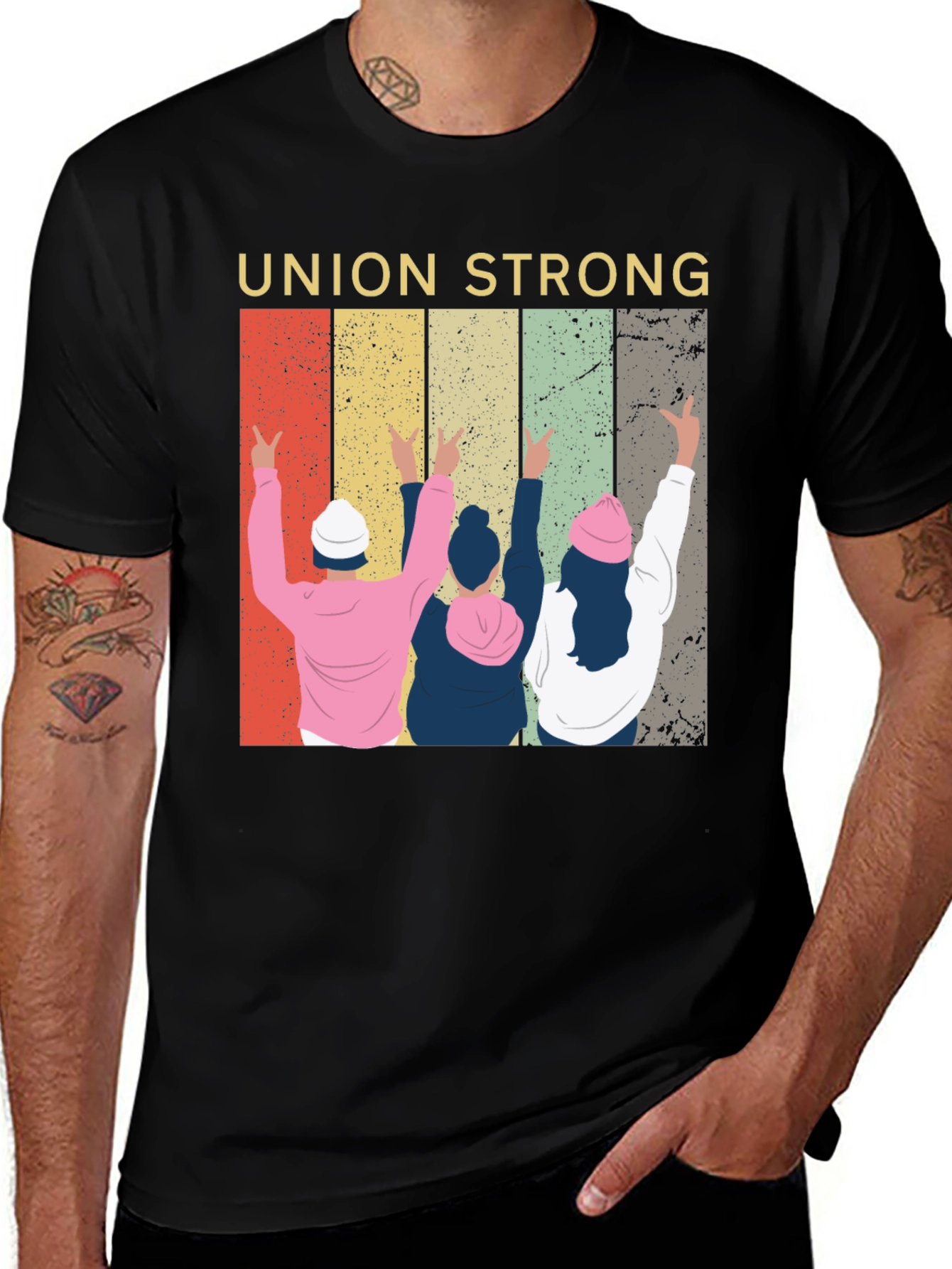 Variant 4 of Union Strong Graphic Tee - Unisex