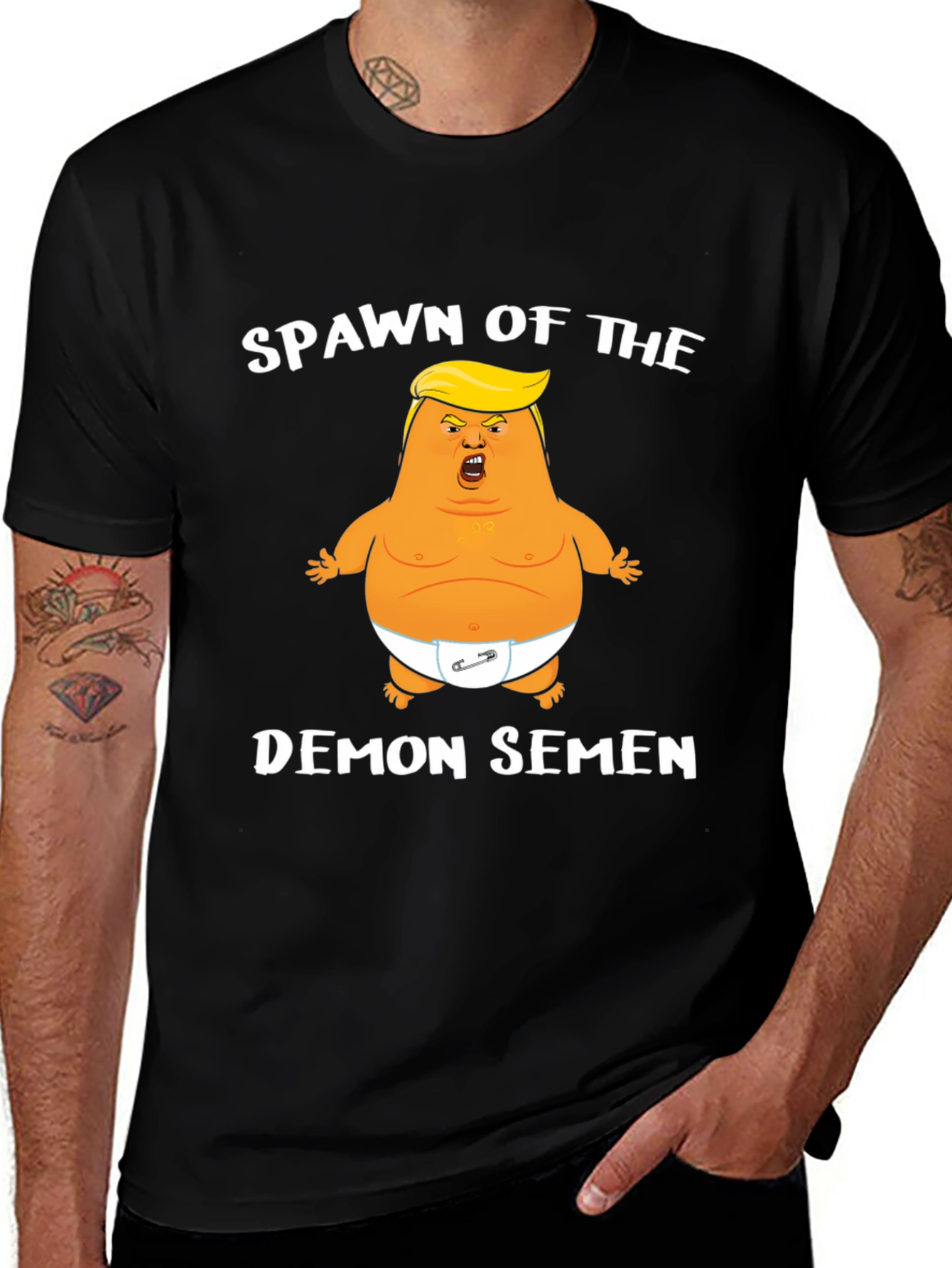 Variant 18 of Spawn of the Demon Semen Graphic Tee