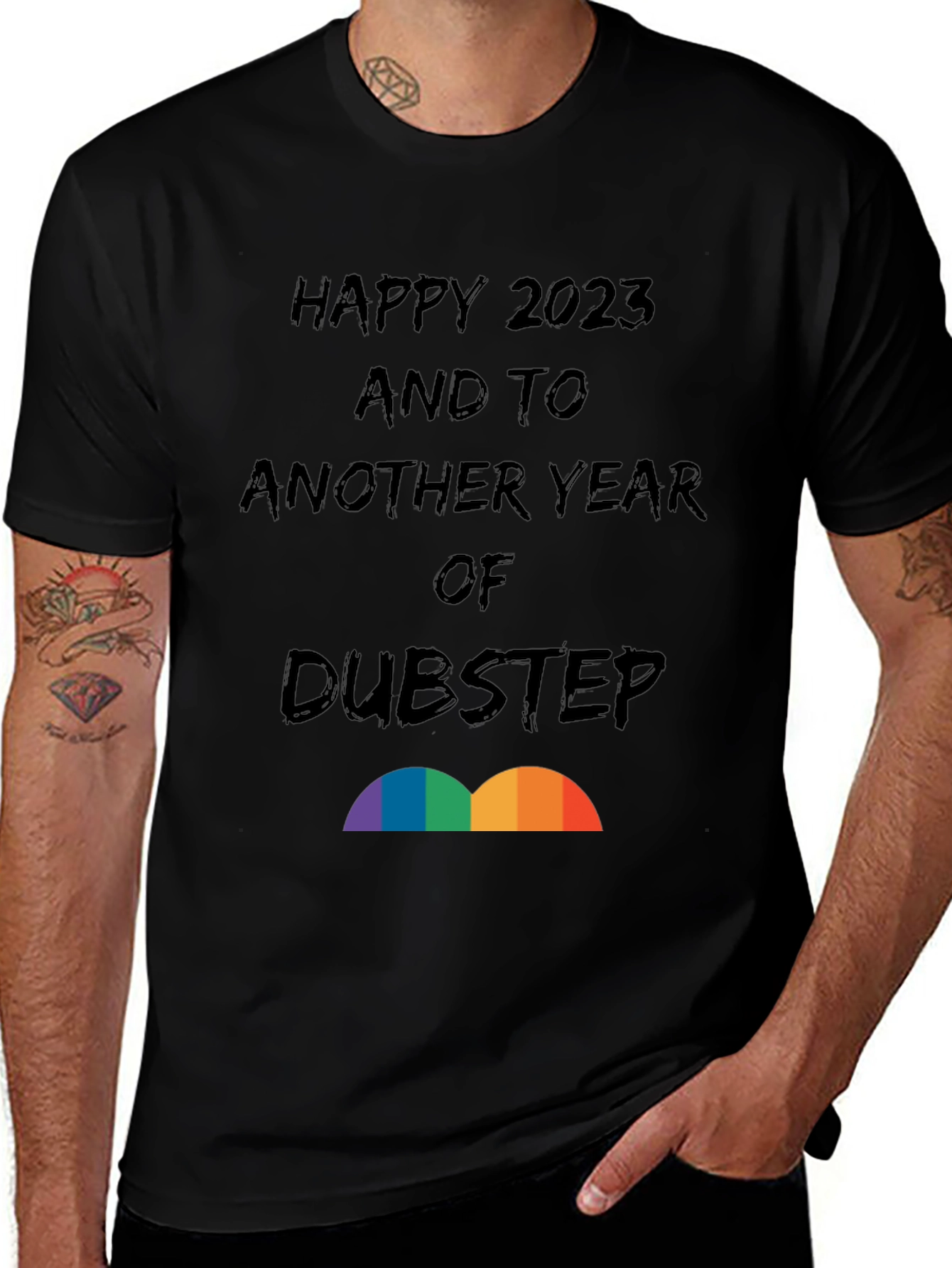 Variant 6 of Happy 2023 Dubstep T-Shirt