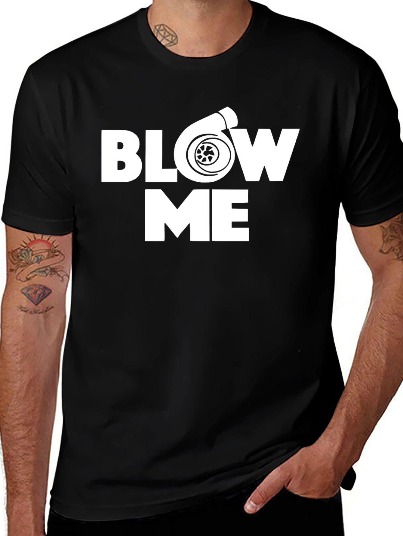 Variant 30 of Blow Me Turbo T-Shirt - Automotive Enthusiast