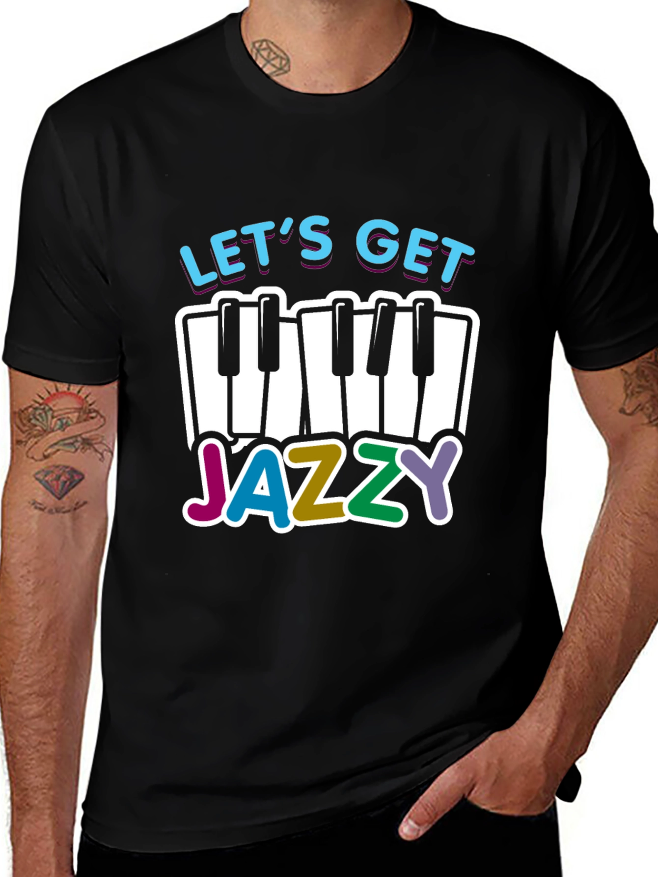 Variant 15 of Let's Get Jazzy Graphic Tee