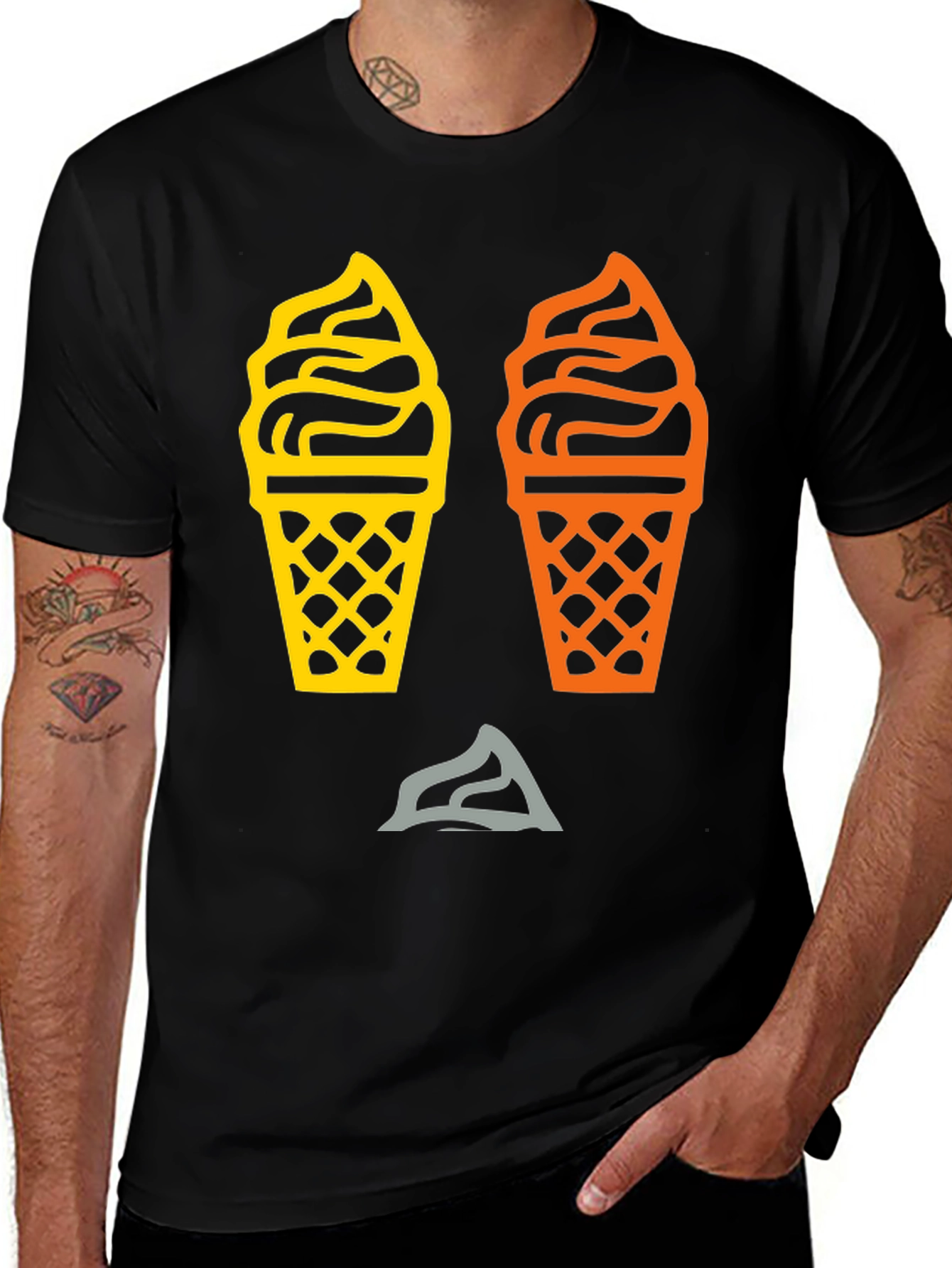 Variant 20 of Ice Cream Graphic Tee - Sweet Summer Style