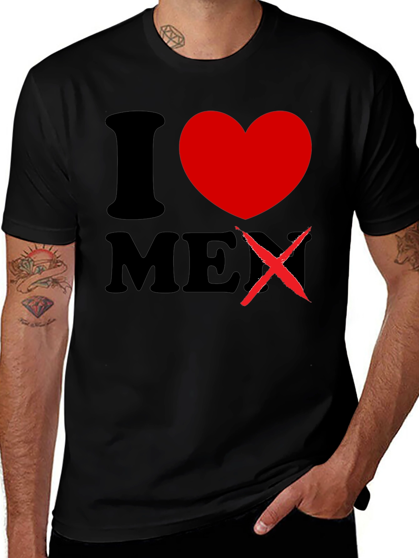 Variant 13 of I Heart Mex T-Shirt: Novelty Graphic Tee