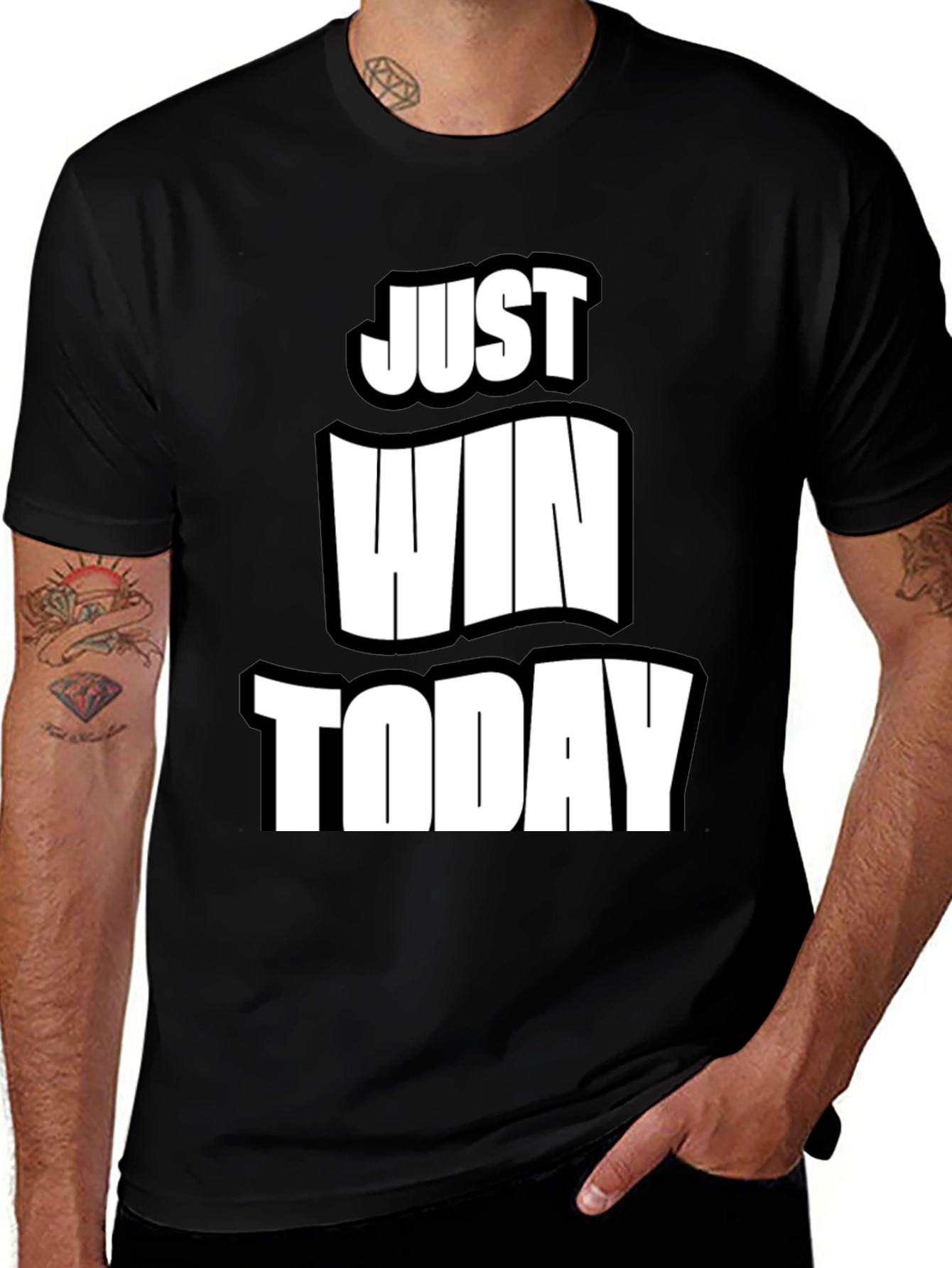 Just Win Today Graphic Tee
