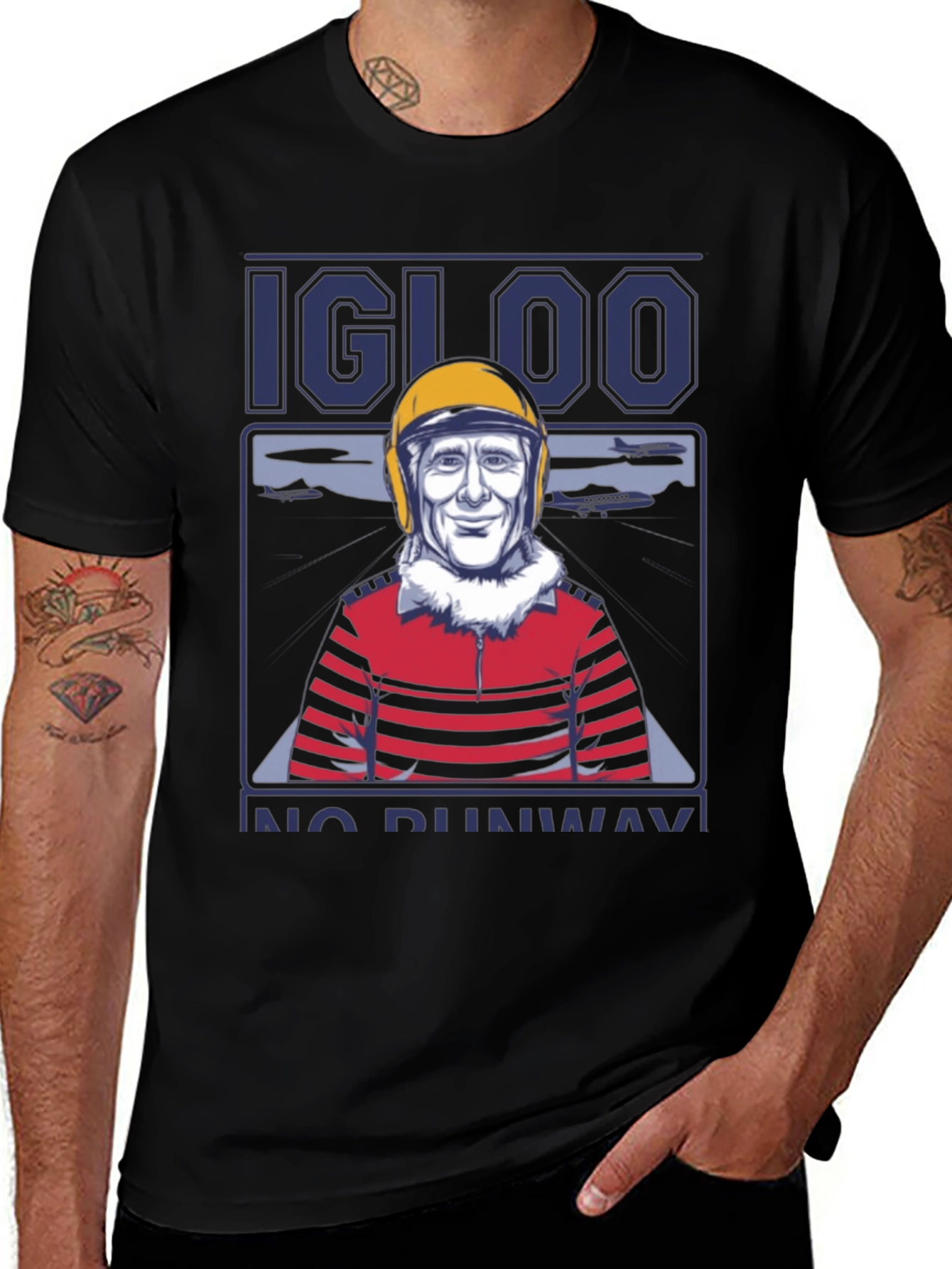 Variant 28 of Igloo No Runway T-Shirt - Pilot Design