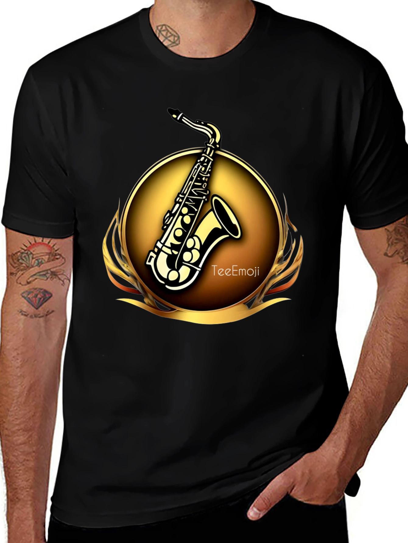 Variant 23 of Saxophone Graphic Tee - Stylish Music Lover Shirt
