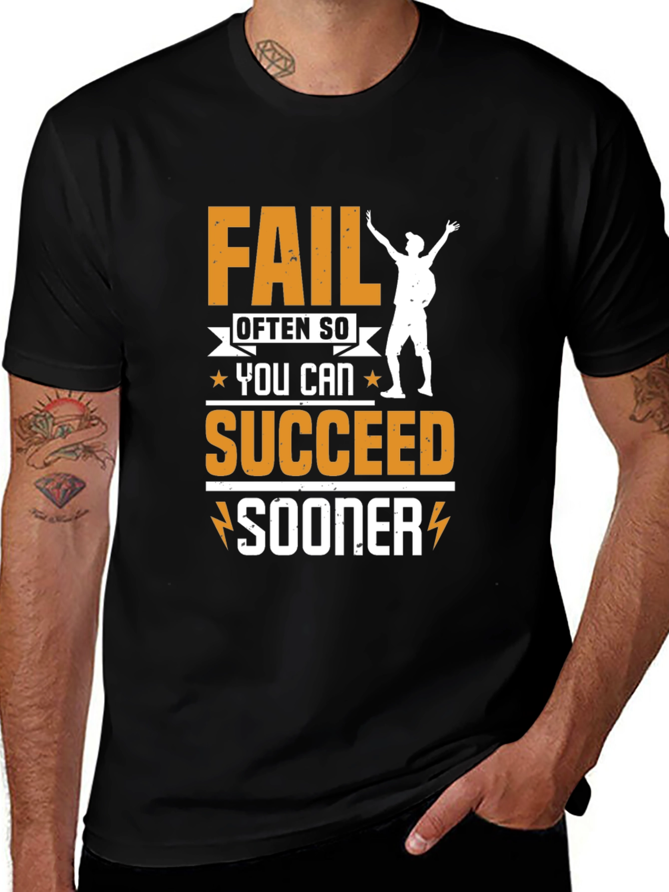 Variant 24 of Motivational Fail Often T-Shirt