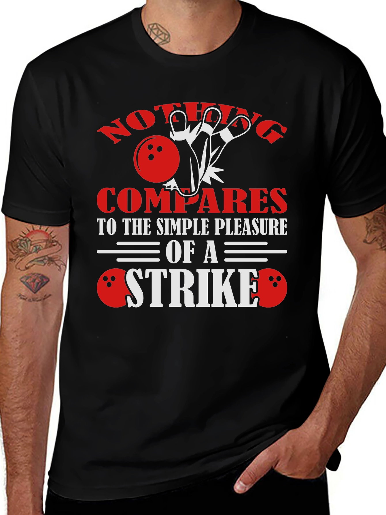 Variant 10 of Bowling Strike T-Shirt