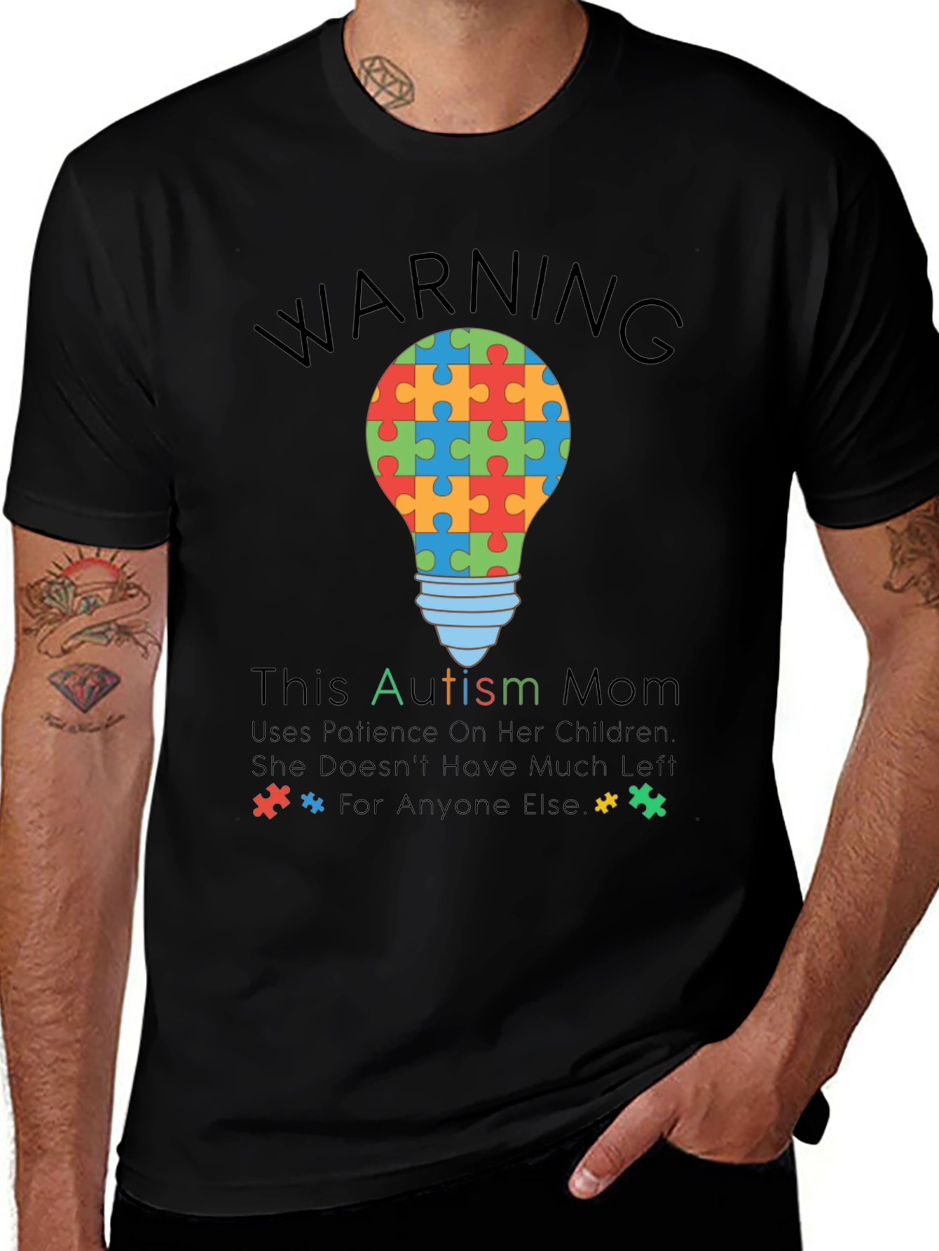 Autism Mom Warning T-Shirt