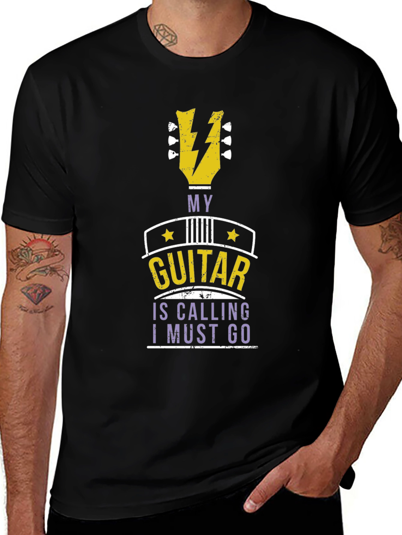 Variant 7 of My Guitar Is Calling T-Shirt