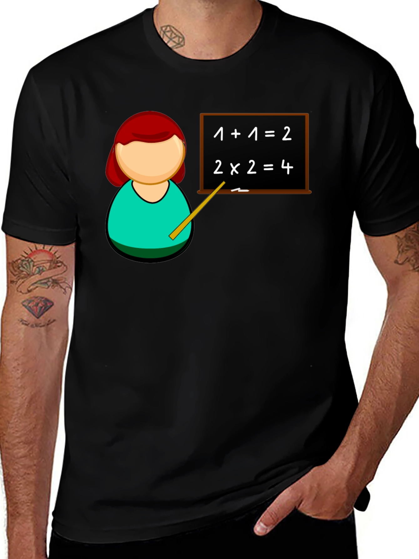 Teacher T-Shirt - Math Equations