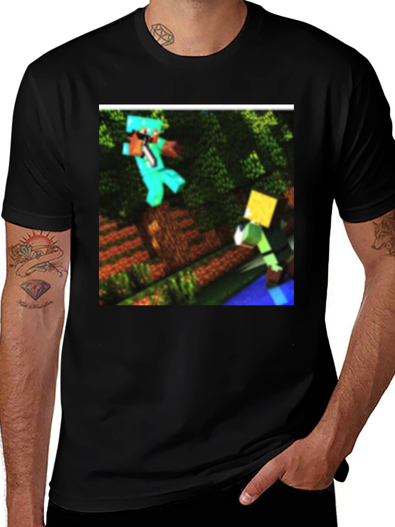 Minecraft T-Shirt: Blocky Adventure Tee