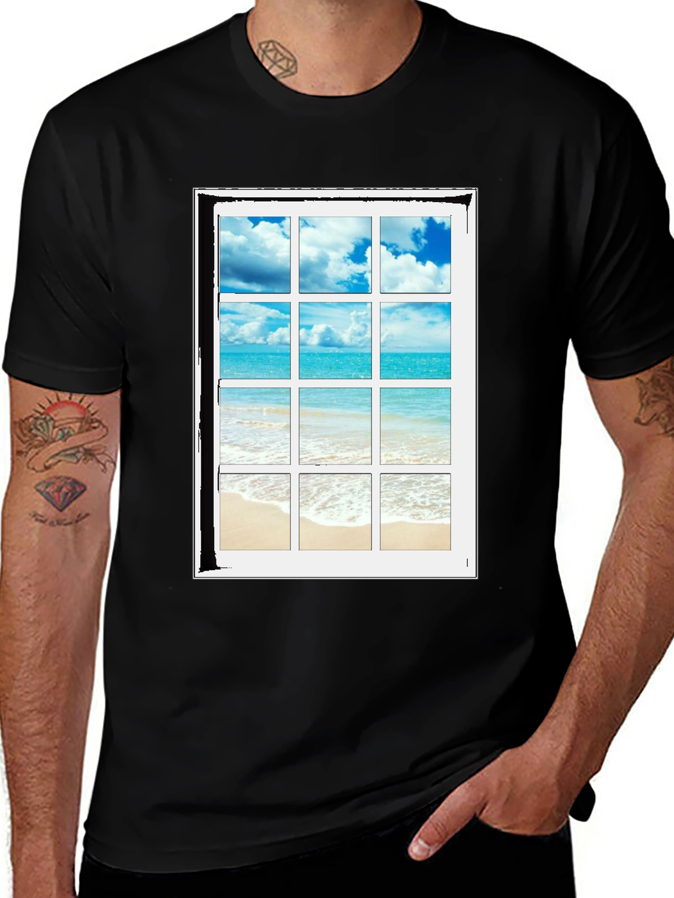Variant 4 of Beach View T-Shirt