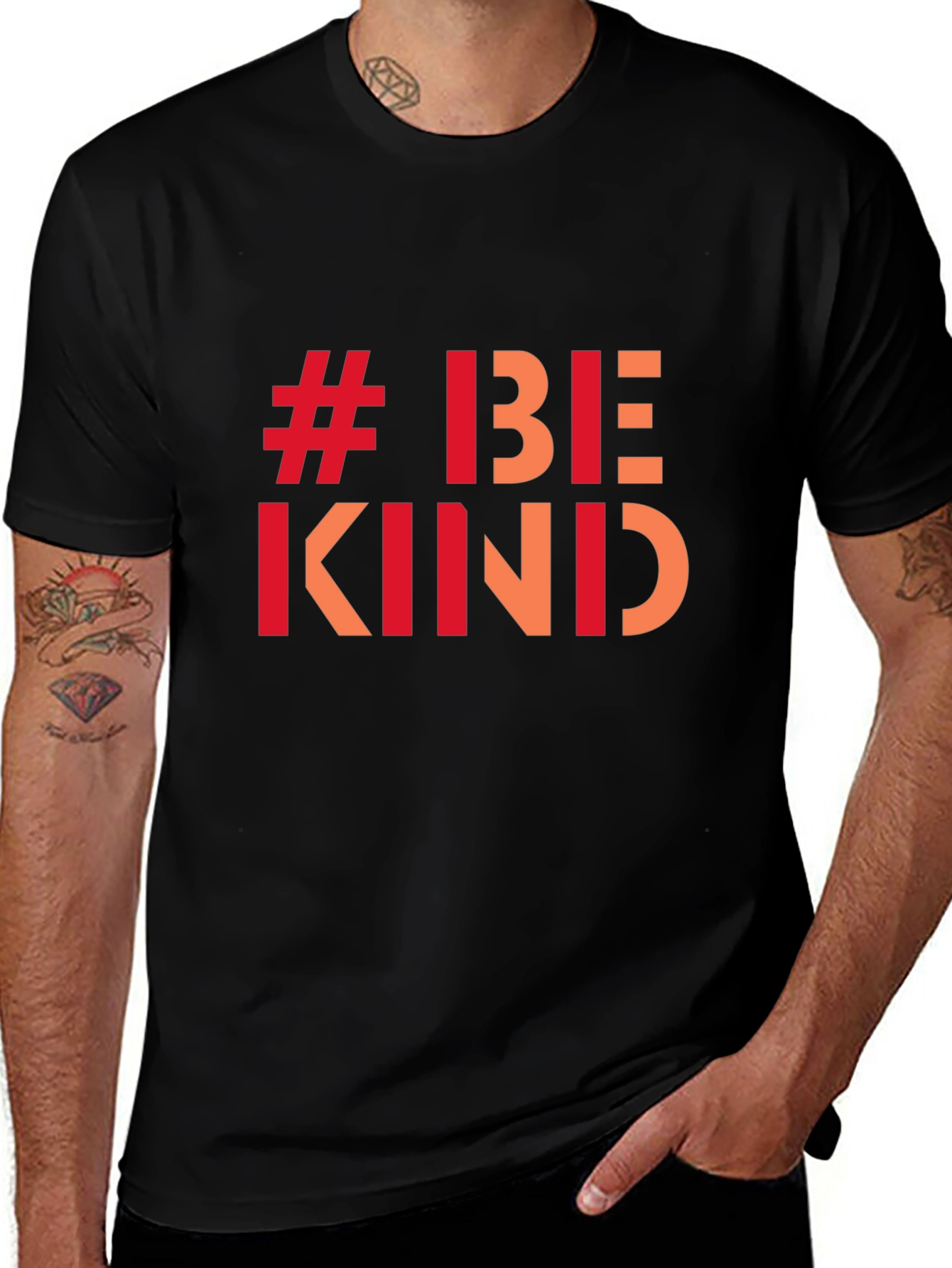 Variant 3 of #BeKind Graphic Tee - Spread Positivity!