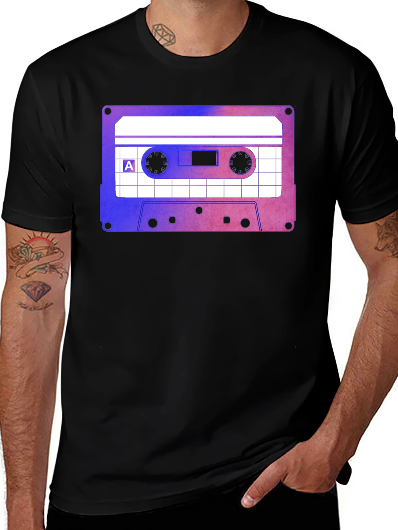 Retro Cassette Tape Graphic Tee