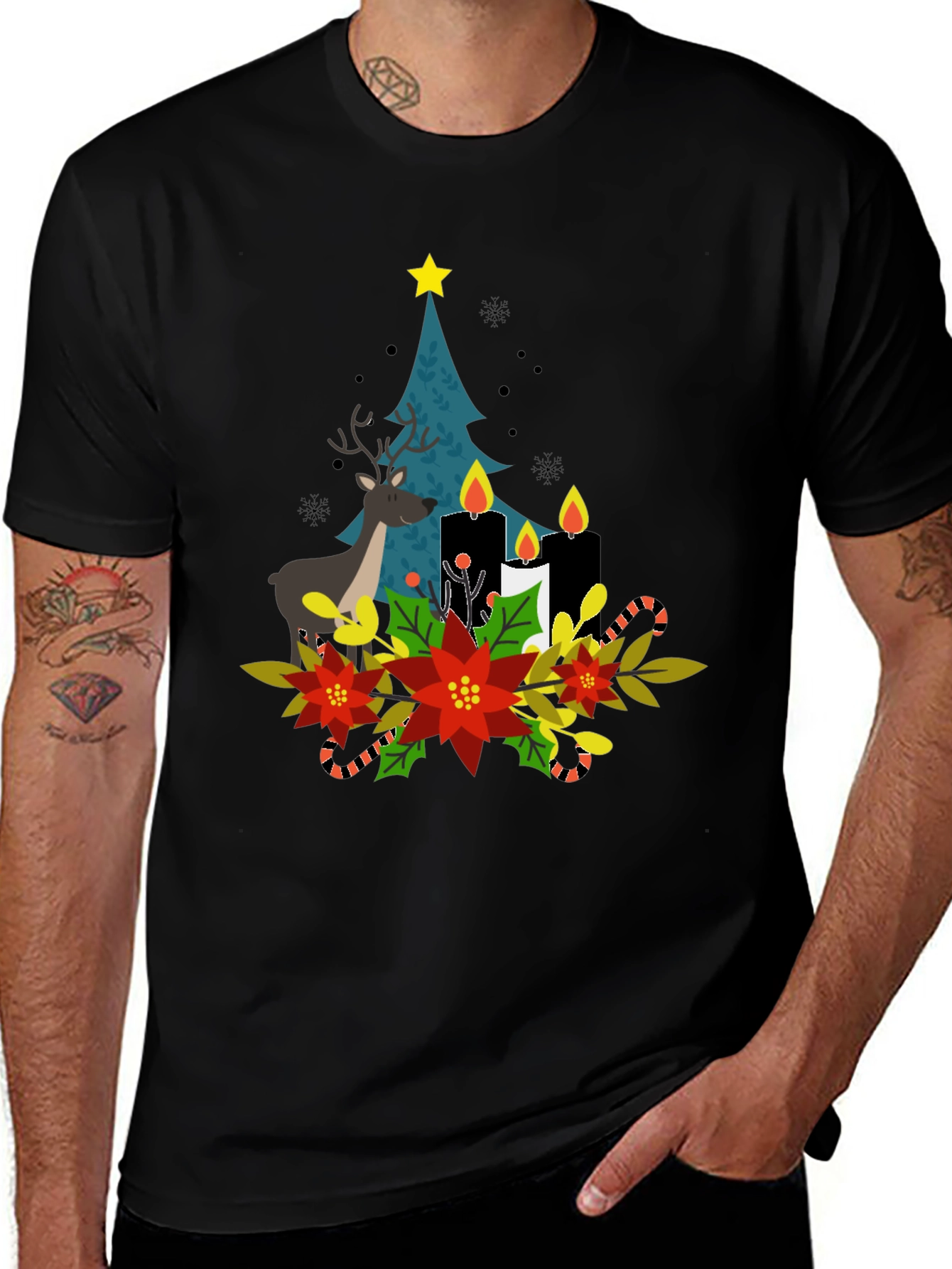 Festive Holiday Graphic Tee