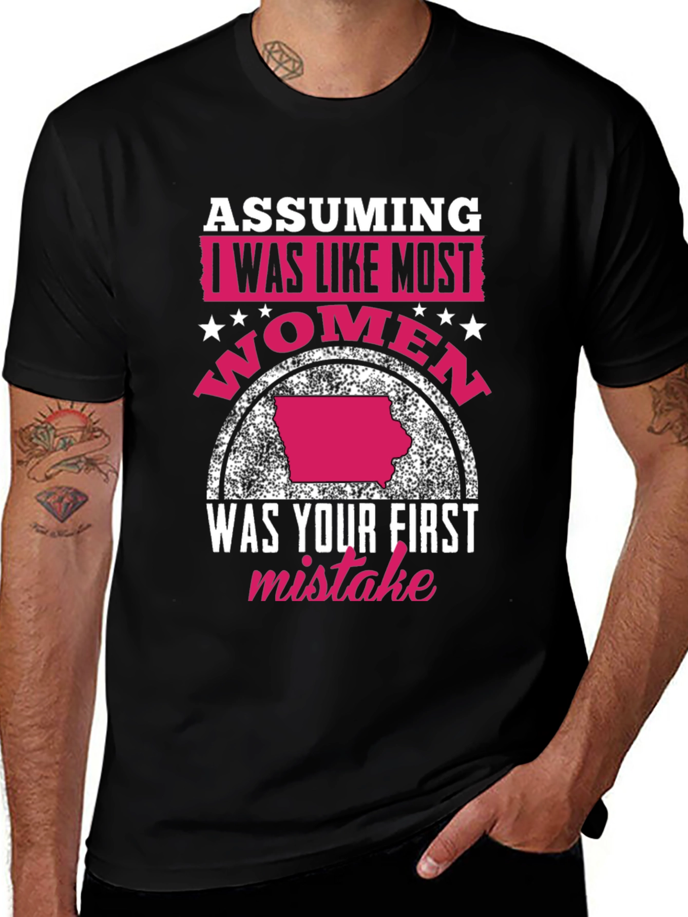 Variant 14 of Assuming Iowa Women T-Shirt