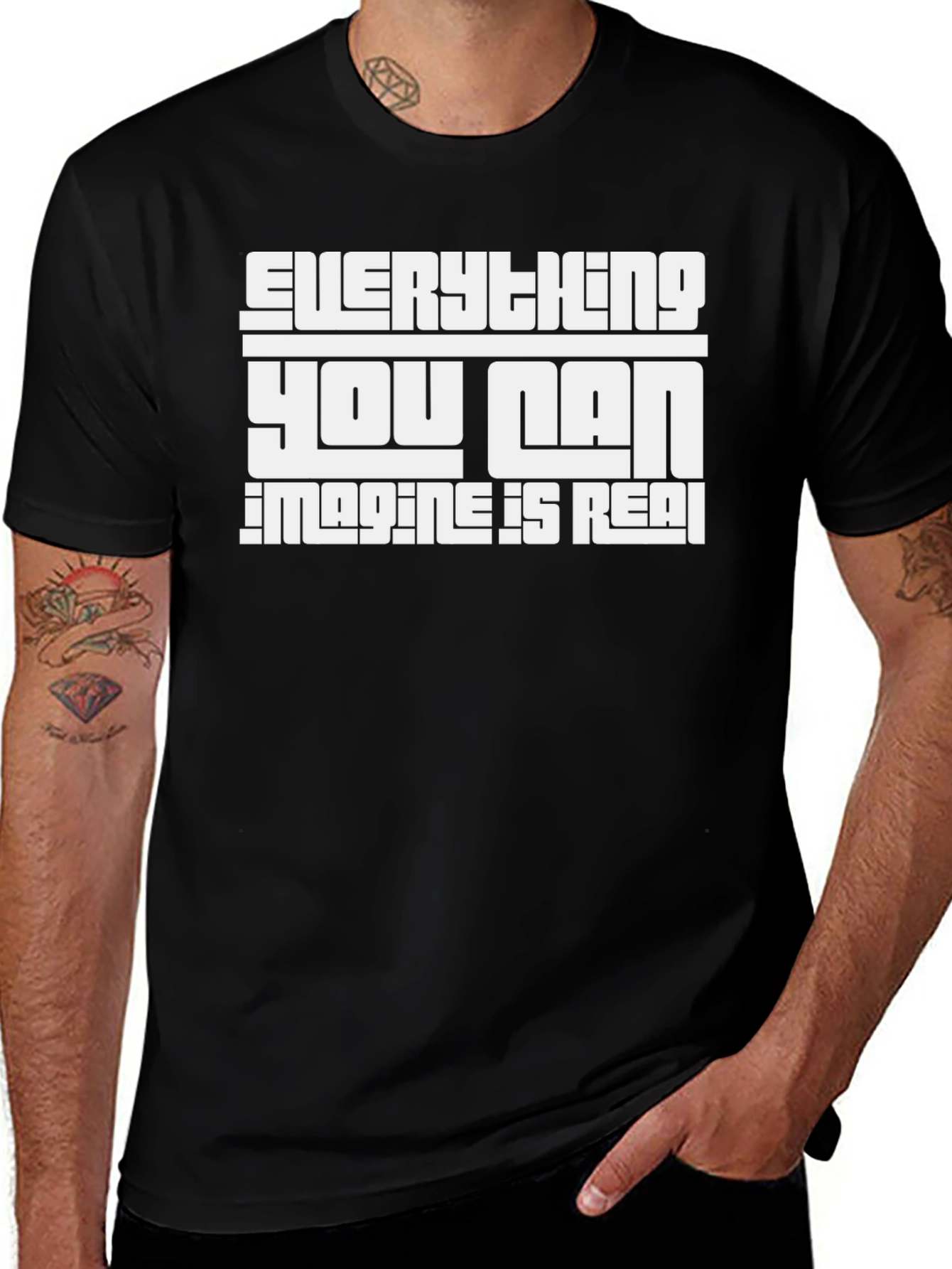 Variant 20 of Everything You Can Imagine Is Real T-Shirt