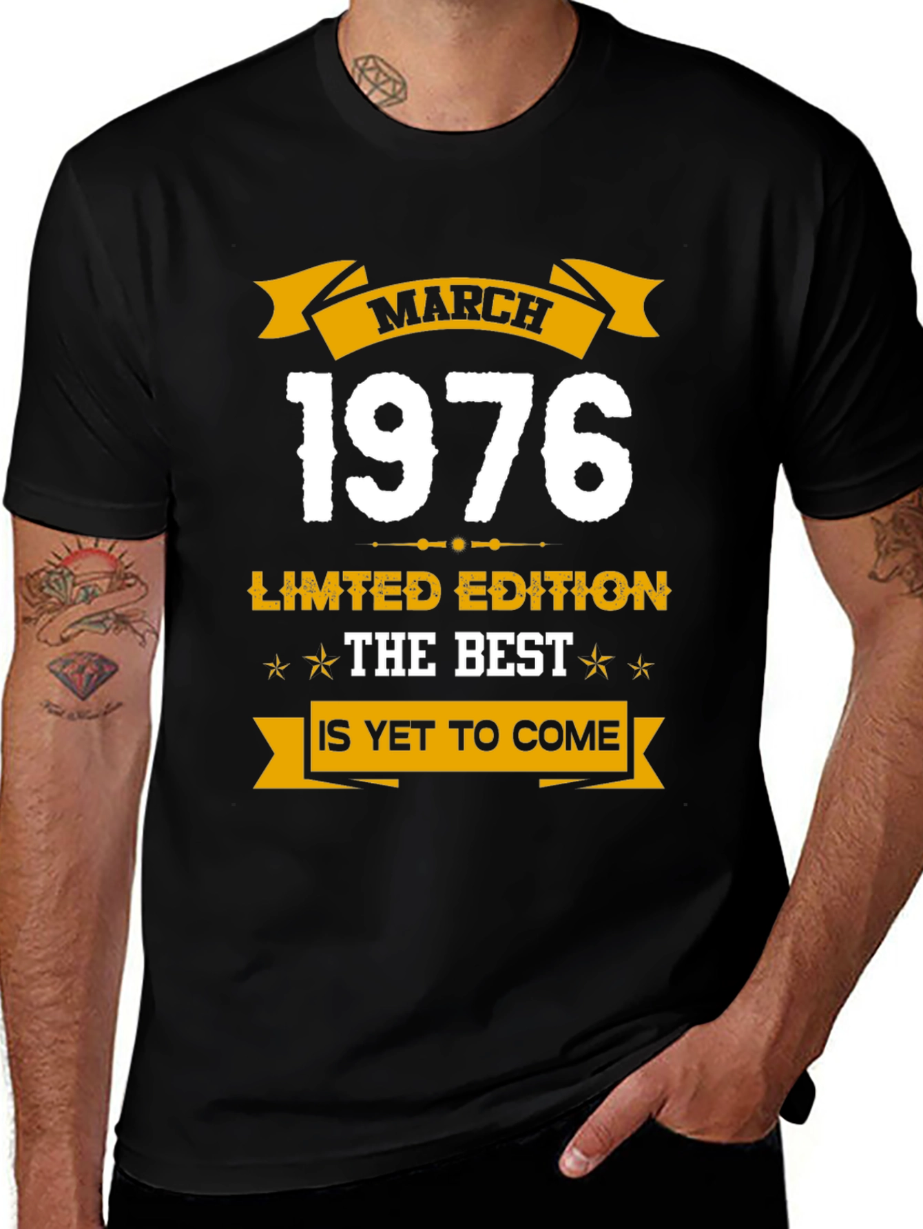 Variant 9 of March 1976 Limited Edition Graphic T-Shirt