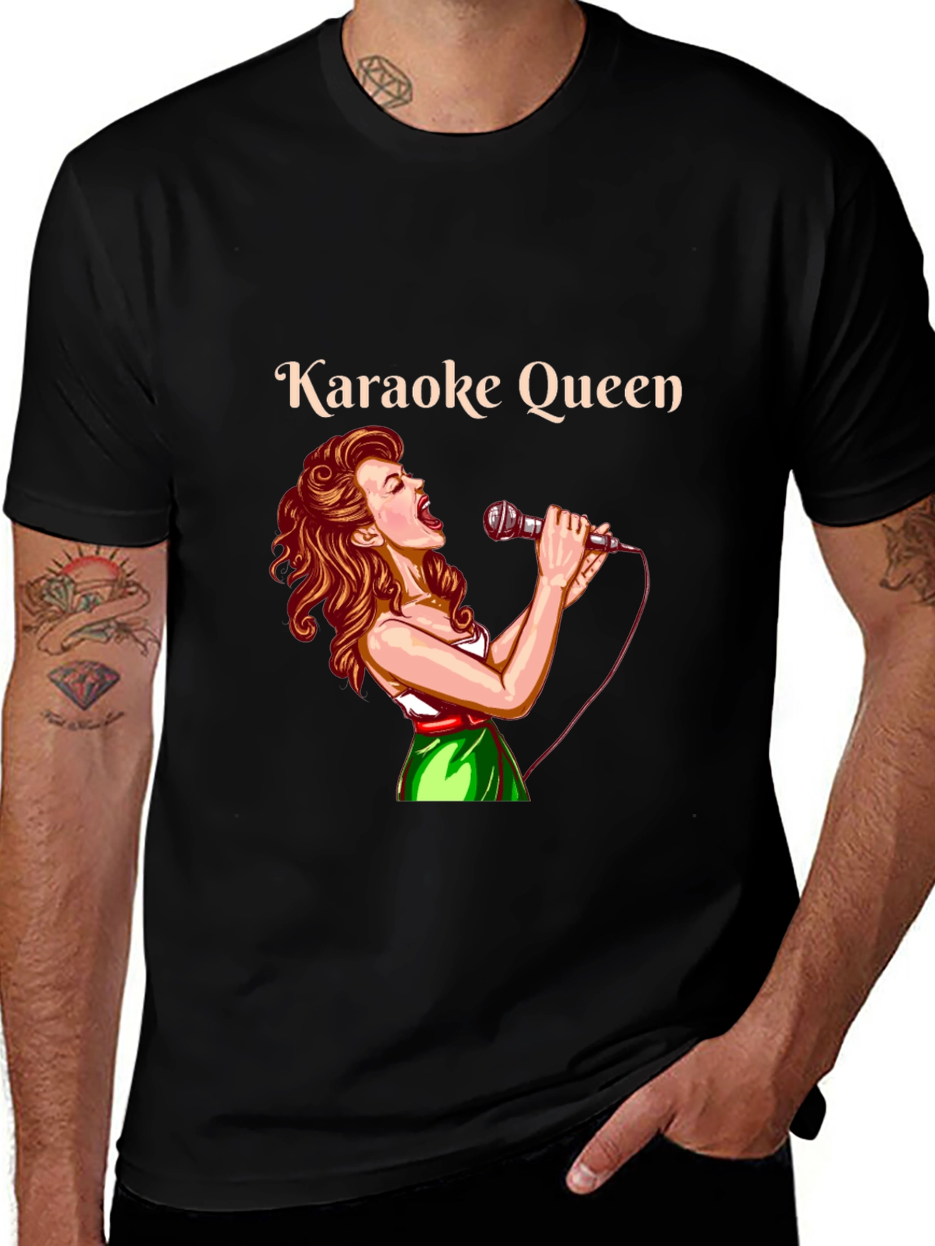 Variant 8 of Karaoke Queen Graphic T-Shirt