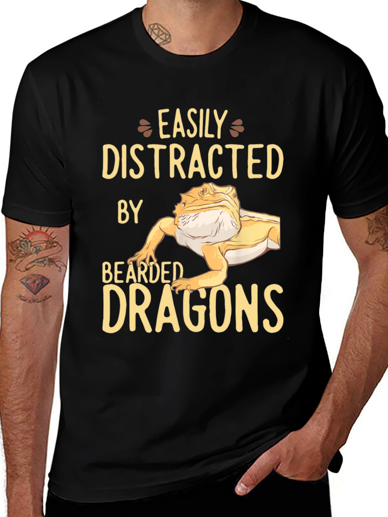 Variant 22 of Easily Distracted By Bearded Dragons T-Shirt