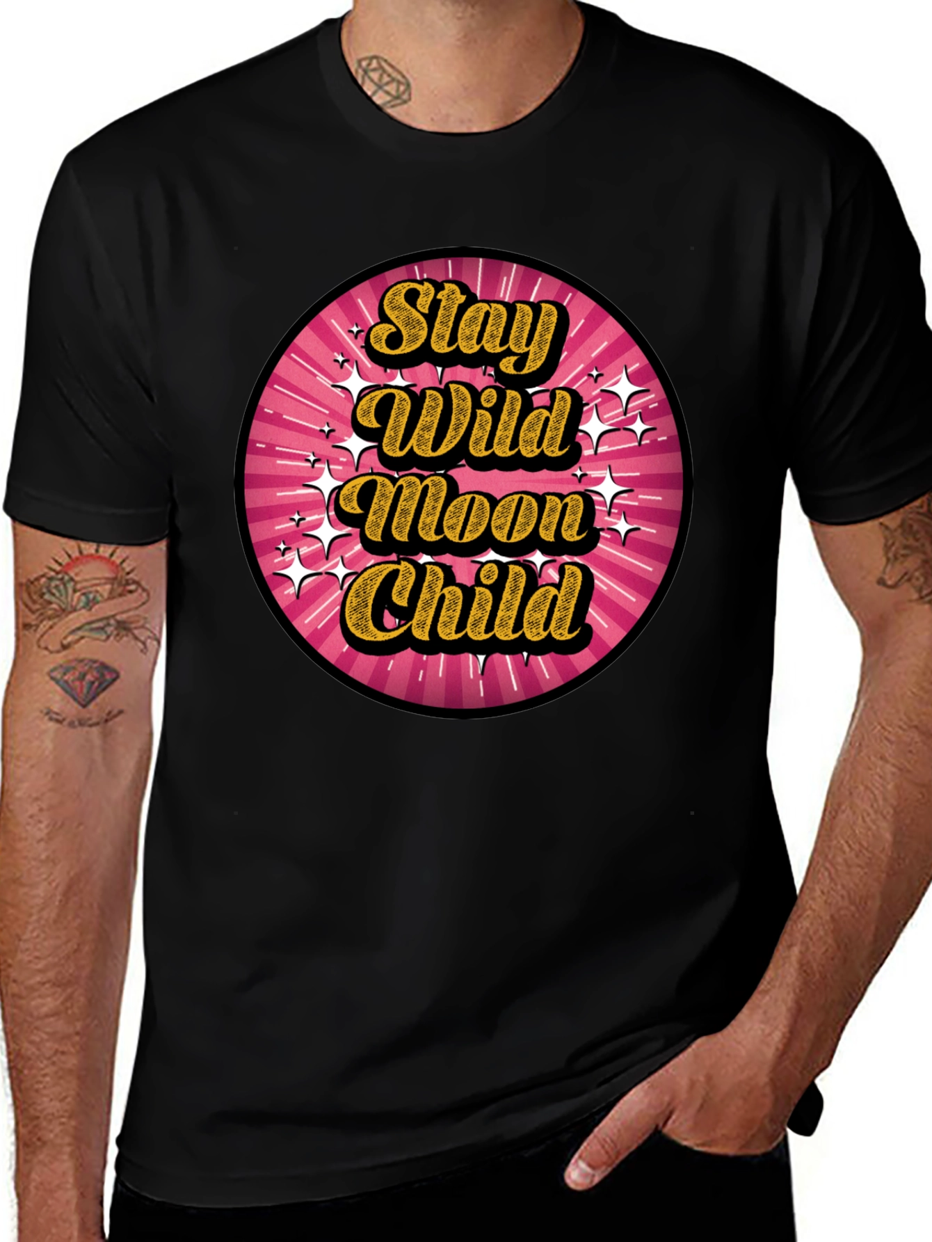 Variant 18 of Stay Wild Moon Child Graphic Tee