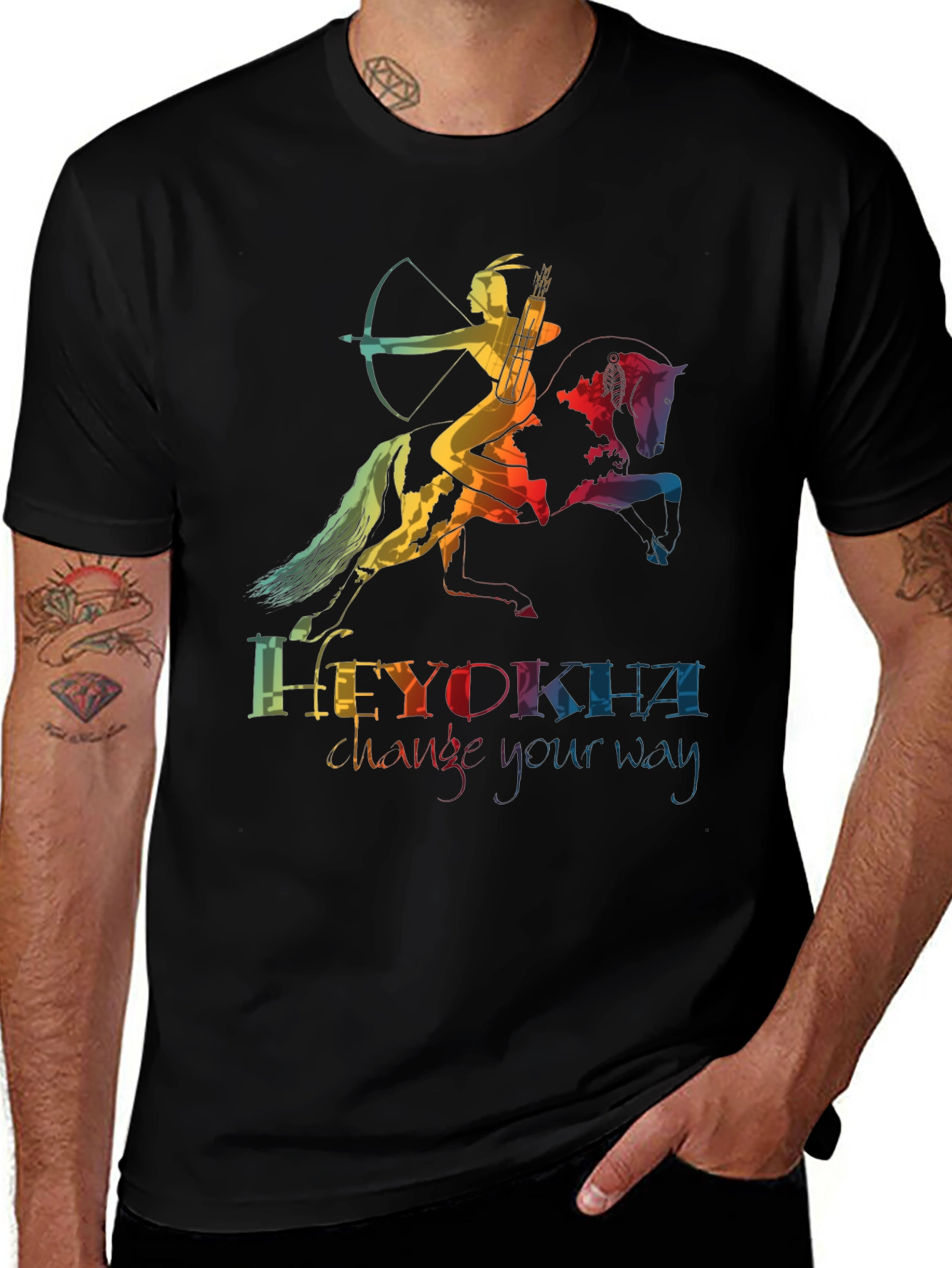 Variant 16 of Heyokha Change Your Way Graphic Tee