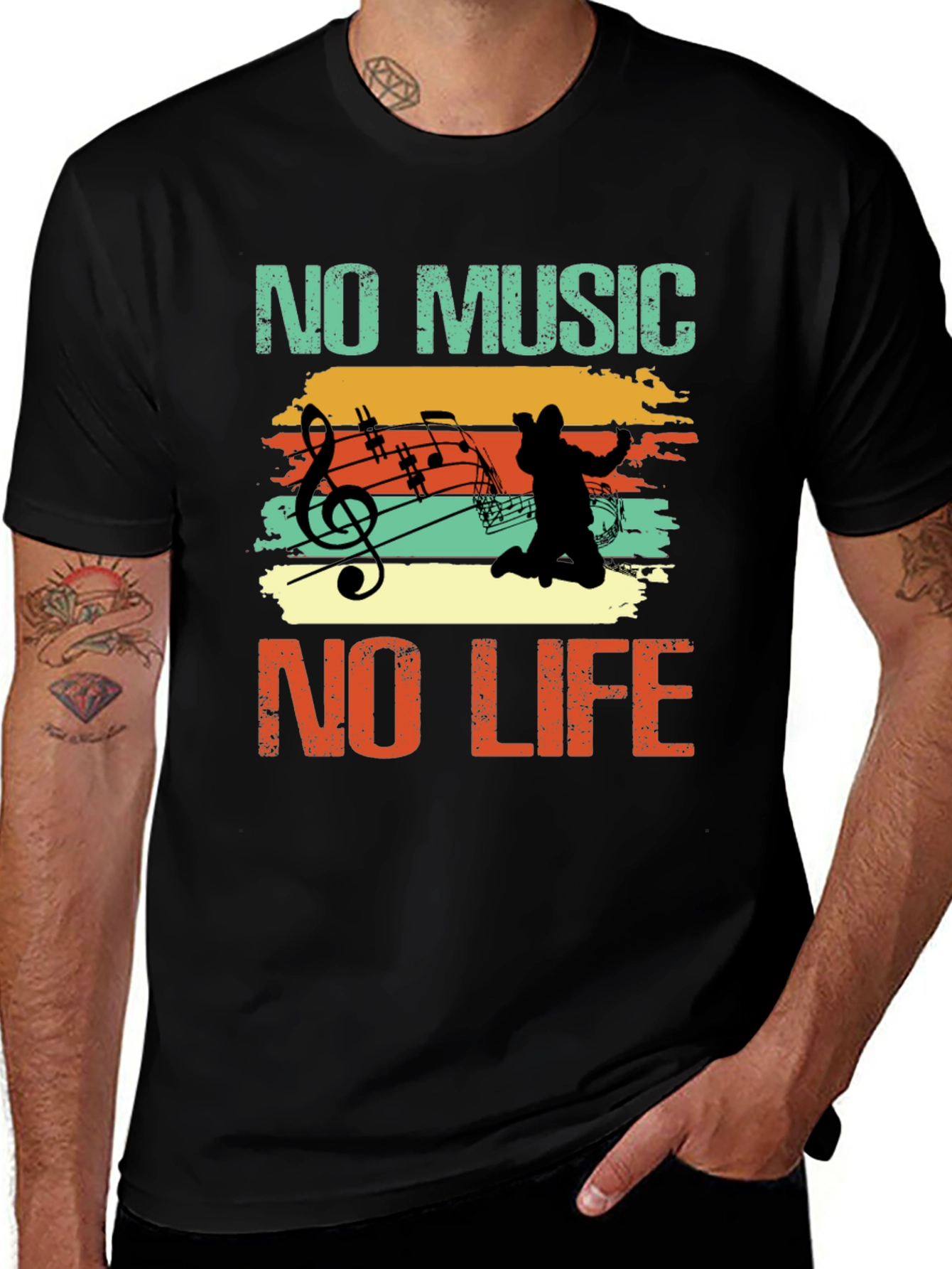 Variant 21 of No Music No Life Graphic Tee