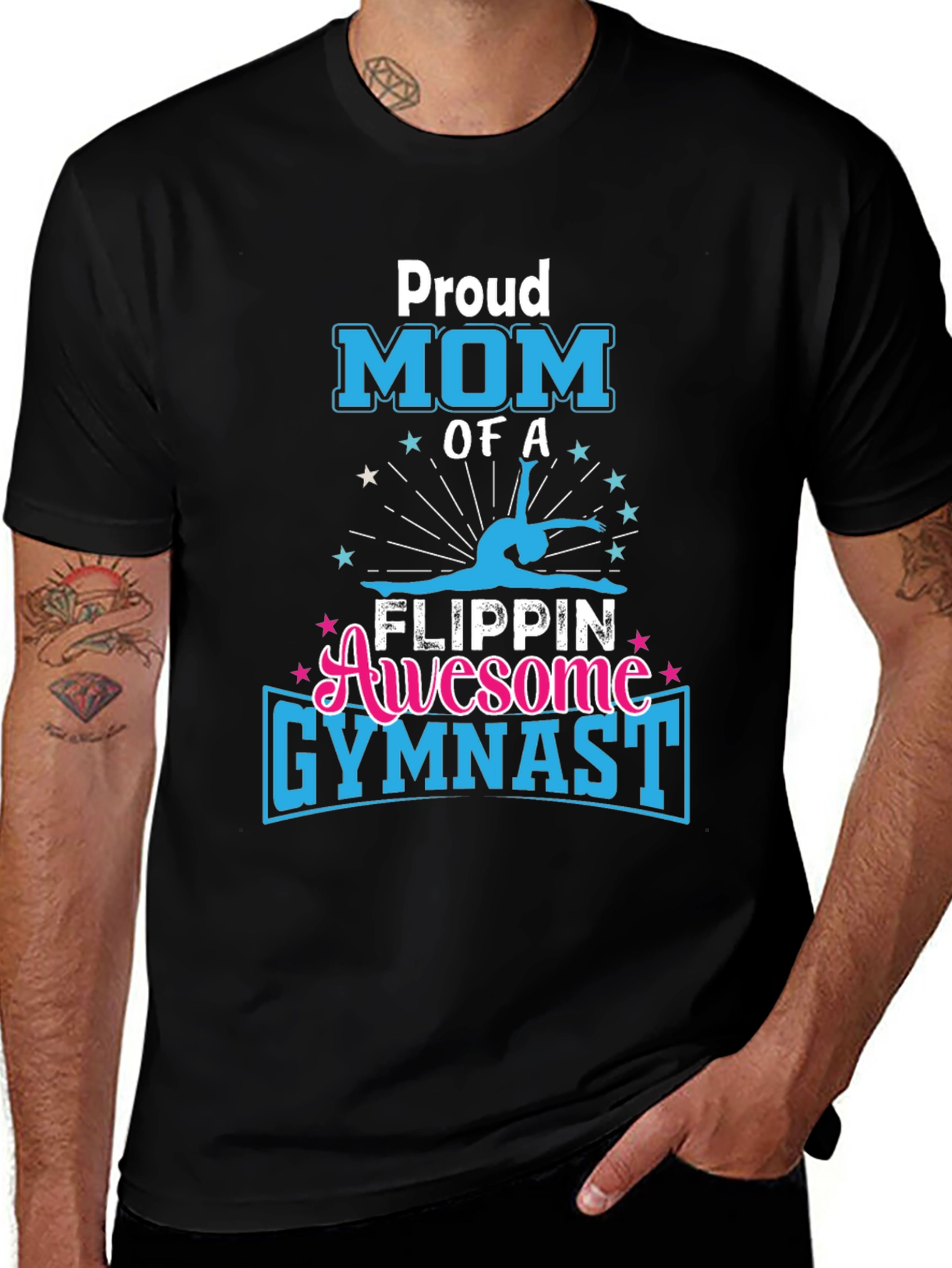 Variant 9 of Proud Mom of an Awesome Gymnast T-Shirt