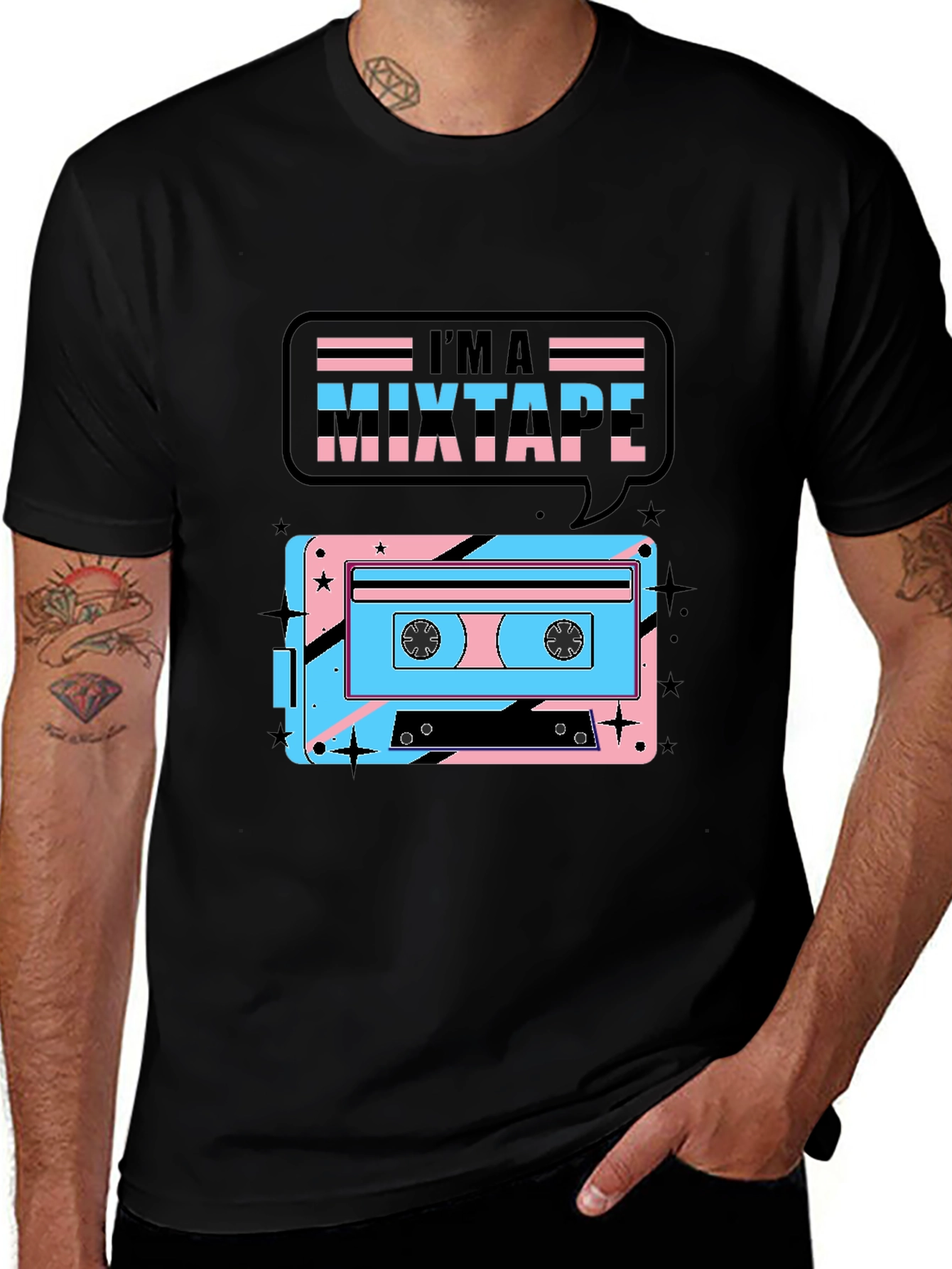 Variant 23 of Retro Mixtape T-Shirt - Classic Music Style