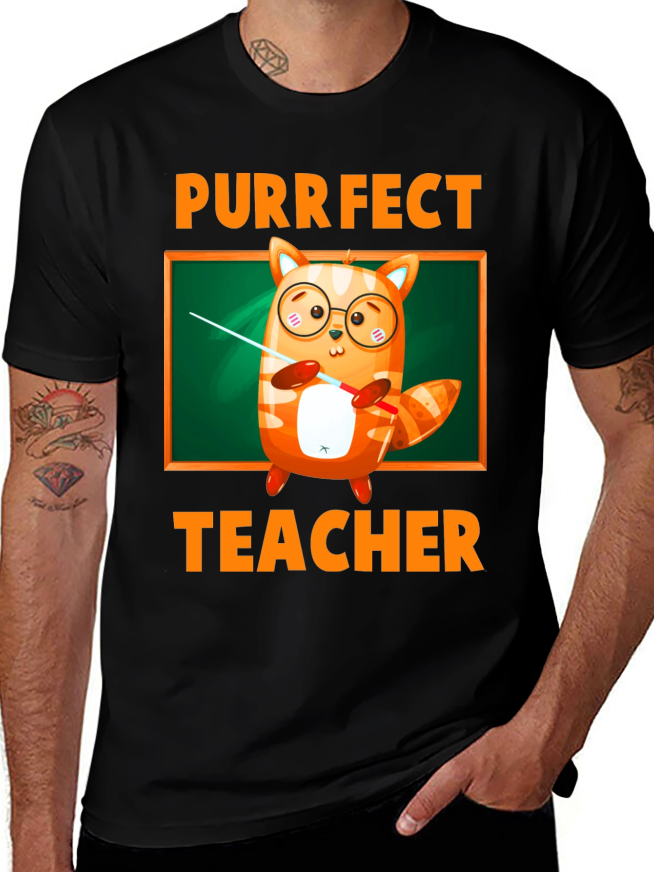 Variant 11 of Purrfect Teacher T-Shirt