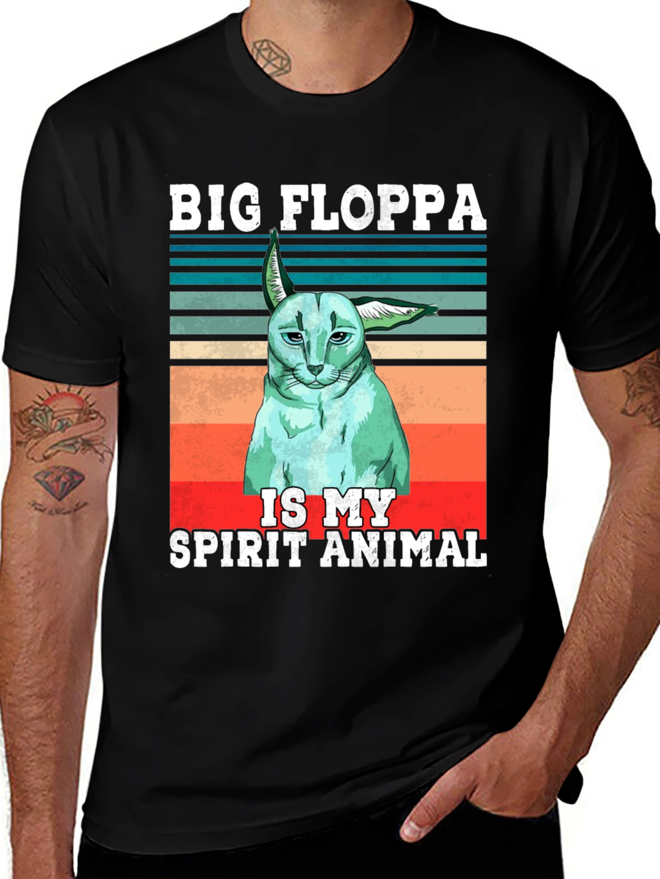 Big Floppa Spirit Animal T-Shirt