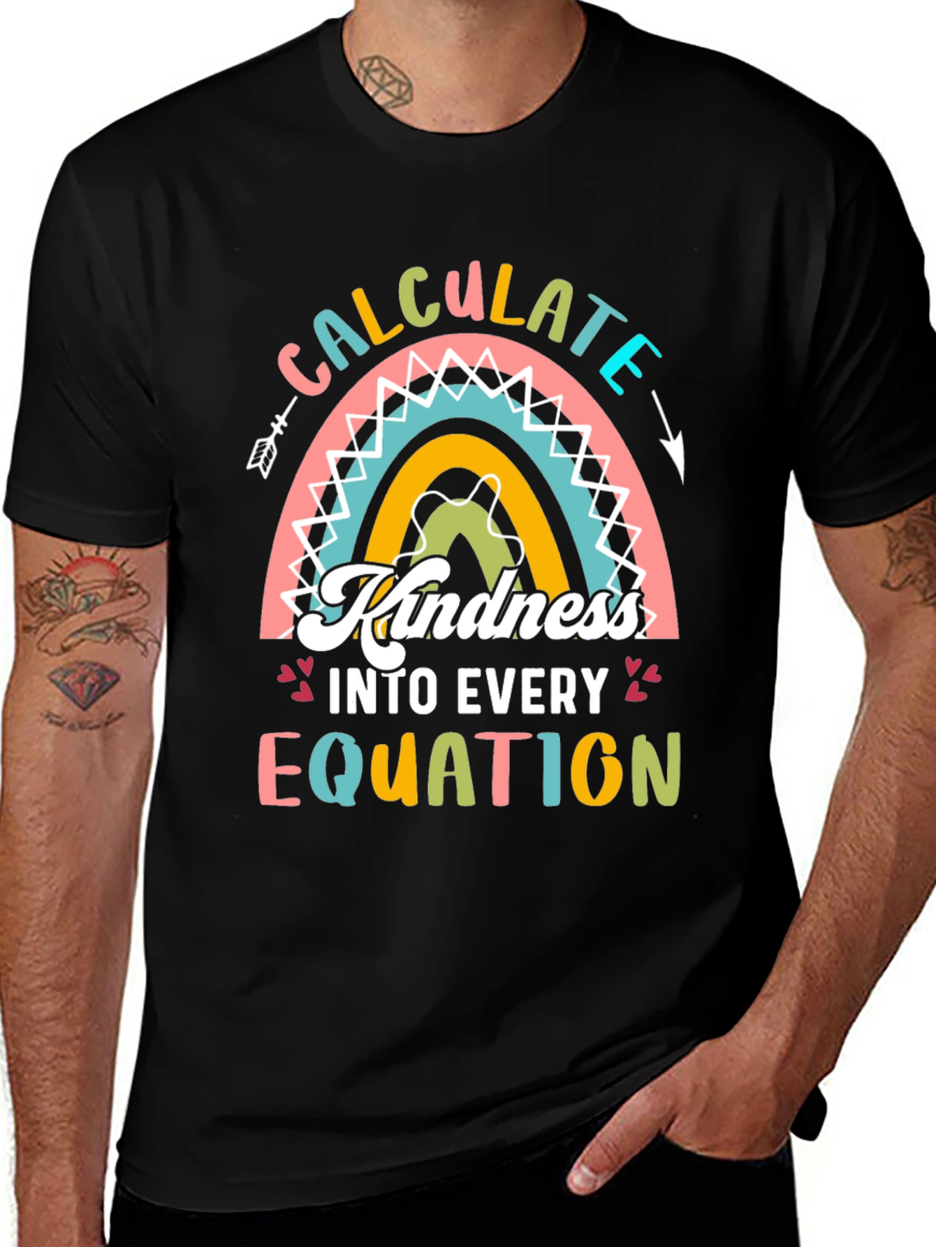 Kindness Equation T-Shirt - Math Teacher Tee