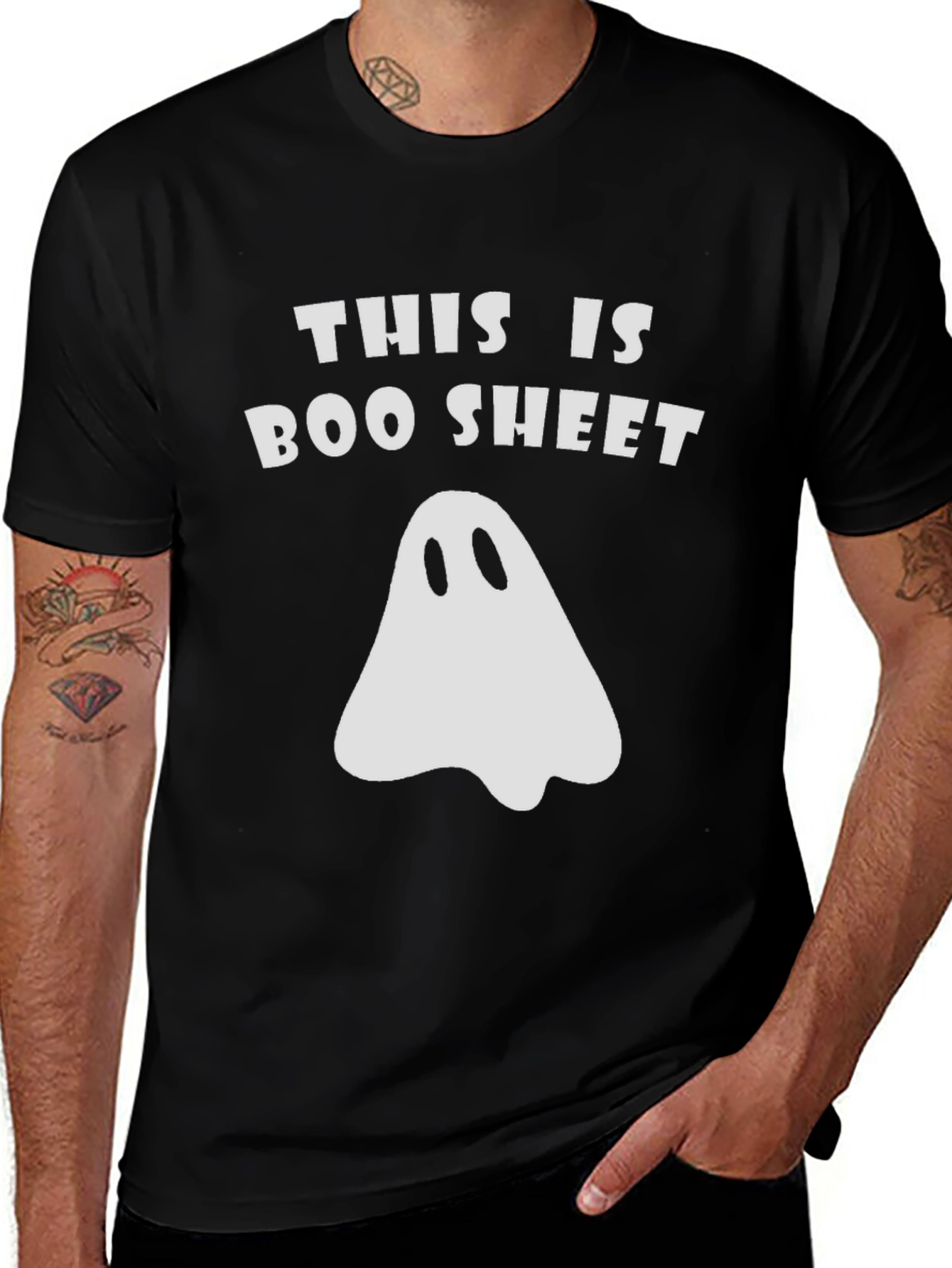Boo Sheet T-Shirt - Funny Halloween Ghost Tee